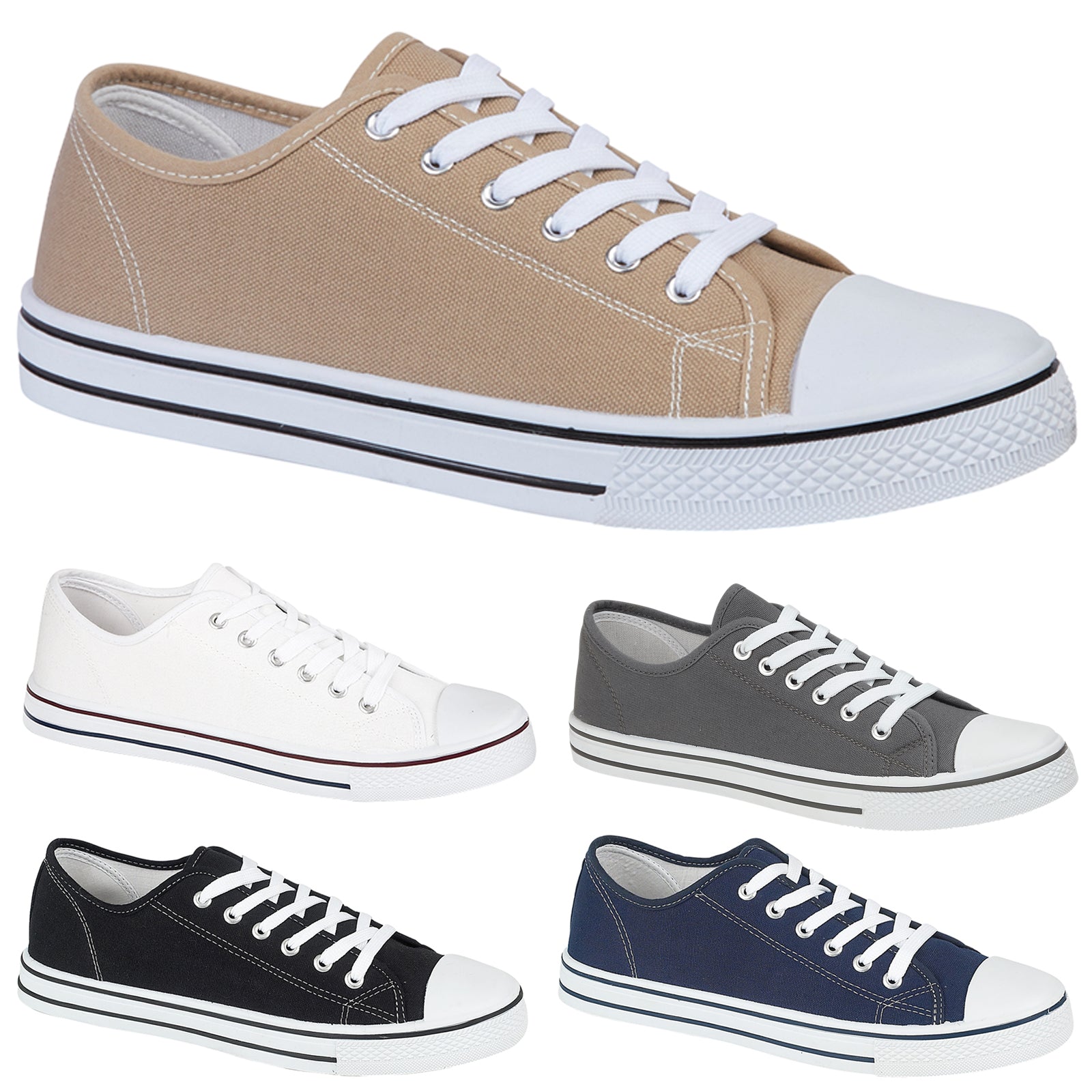 Canvas plimsolls best sale