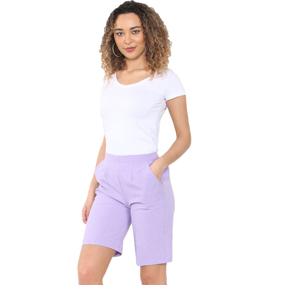 WOMENS SHORTS LADIES CAPRI CROPPED STRETCH SUMMER SHORTS HALF ELASTIC WAIST GYM JOGGERS RUNNING CASUAL BEACH POOL LOUNGEWEAR HOLIDAY TROUSERS SIZE 10 TO 24 COMFY BASIC MINIMALIST STYLE