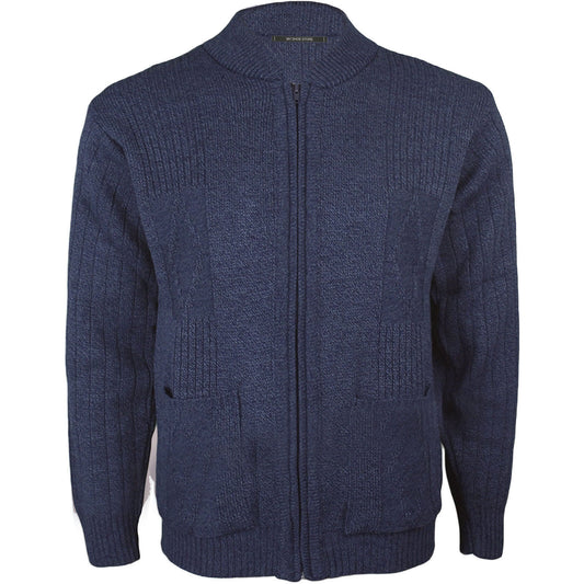 MENS CLASSIC CARDIGAN VINTAGE CARDI PLAIN WINTER THICK KNIT WARM SWEATER JUMPER Vintage Charm