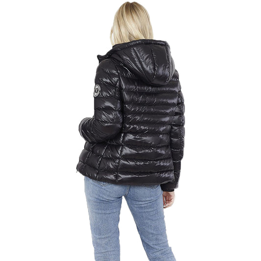 LADIES BRAVE SOUL PADDED PUFFER STYLE HOODED JACKET WINTER COAT WARM SHINY HOOD