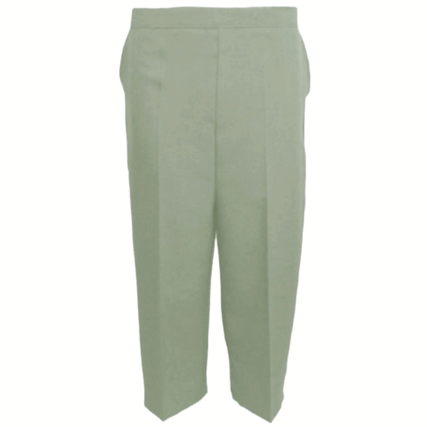 WOMENS 3/4 CAPRI TROUSERS SUMMER LIGHTWEIGHT CROPPED PANTS UK 10–24