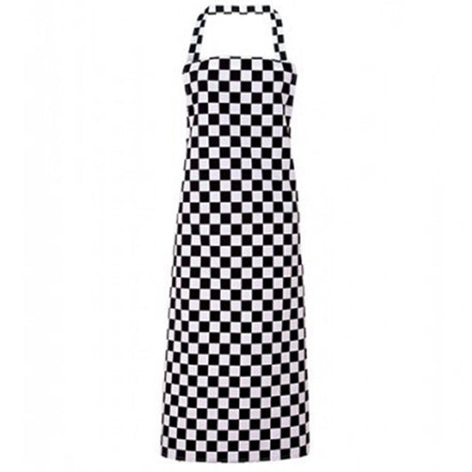 CLASSIC CHECK APRON CHEF COOKING KITCHEN BBQ UNISEX ADULT CATERING WORKWEAR UTILITY GIFT FOR MEN WOMEN RESTAURANT BAKER BARISTA GRILLING CRAFTSMAN COTTON DURABLE