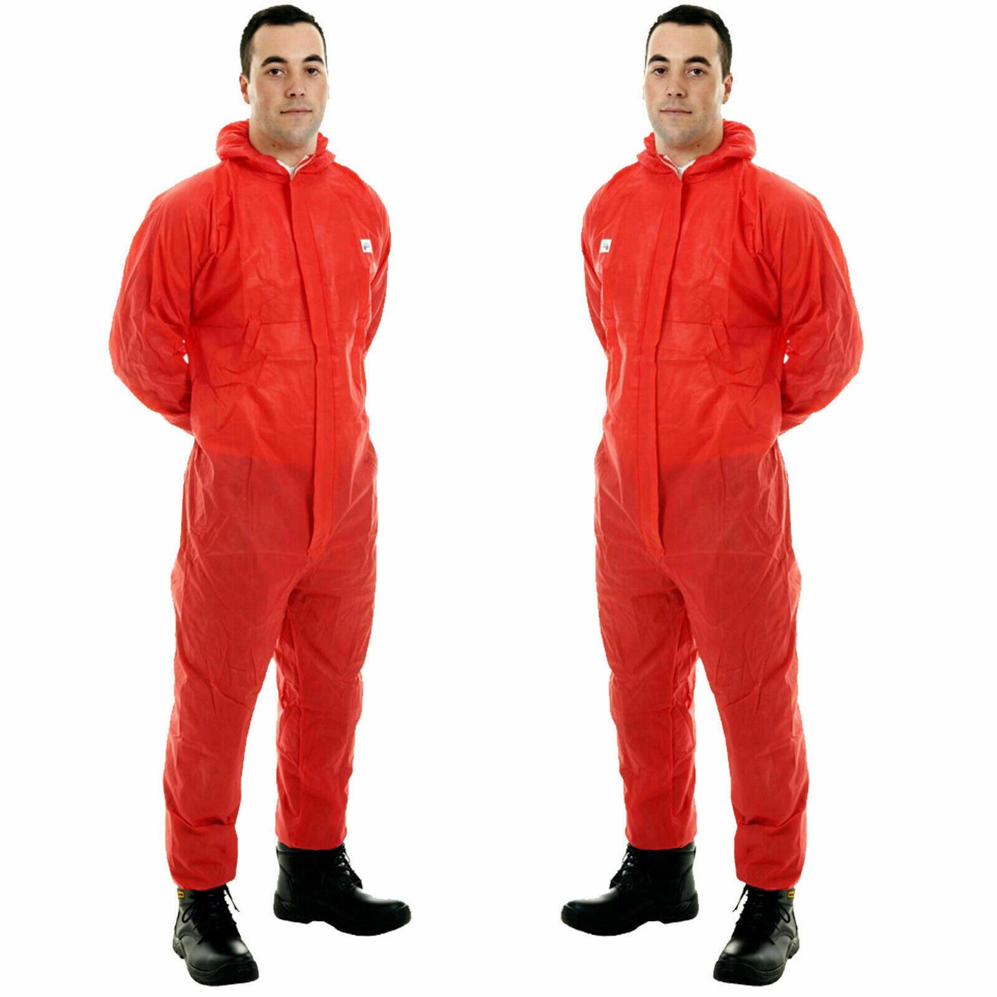 SUPERTEX SMS DISPOSABLE OVERALL SUIT HOOD PAINT SPRAYING COVERALL FOOD PROCESS
