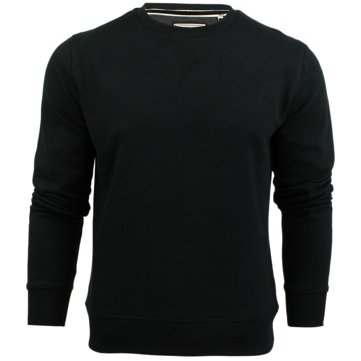 BRAVE SOUL MENS LONG SLEEVE CREW NECK SWEATER JUMPERS SWEATSHIRTS PLAIN TOP S-XL