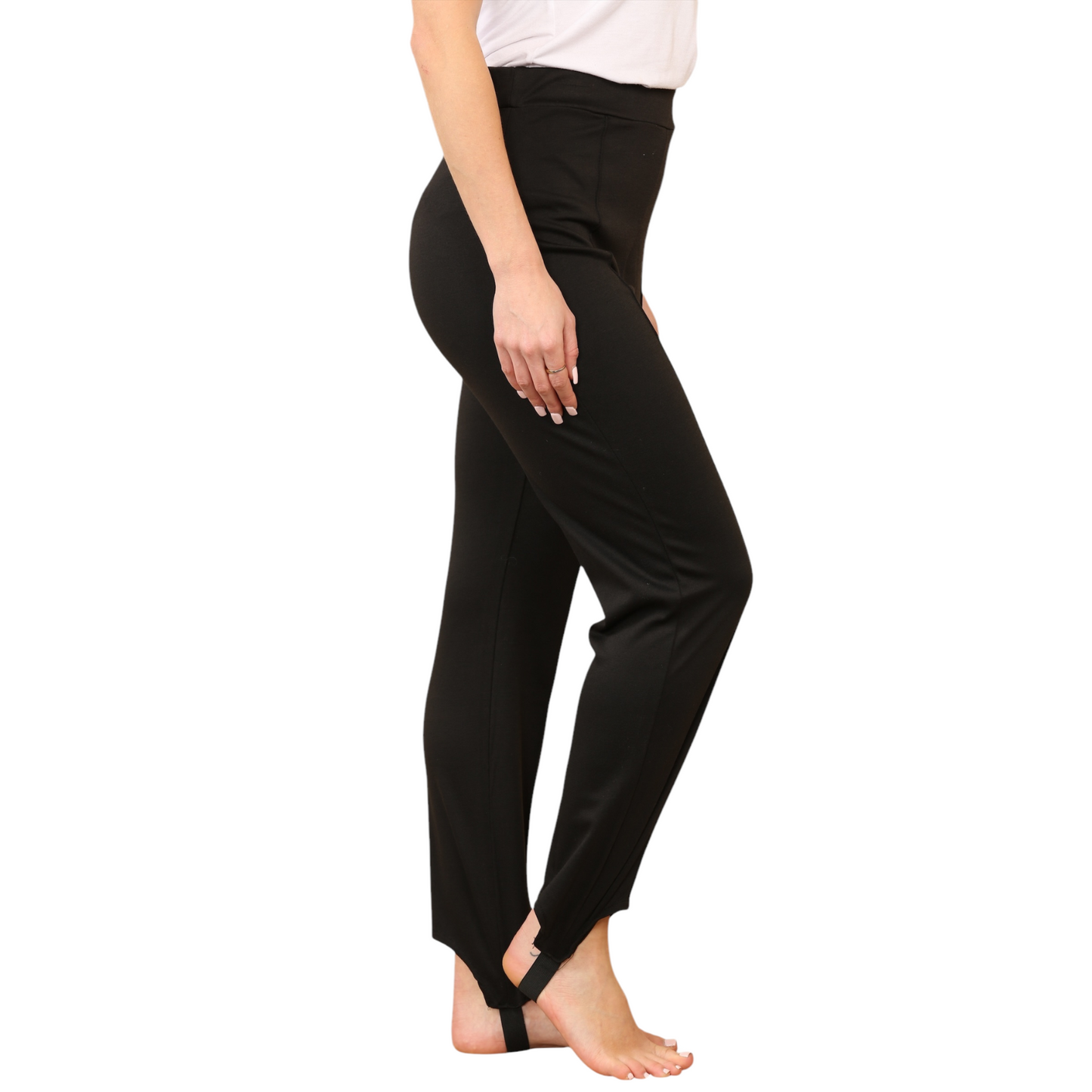 WOMENS SKI PANTS STRETCHY PULL ON TROUSERS SLIM FIT STIRRUP LEGGINGS ELASTIC WAIST COMFY THERMAL BOTTOMS WINTER LADIES SNOW WEAR