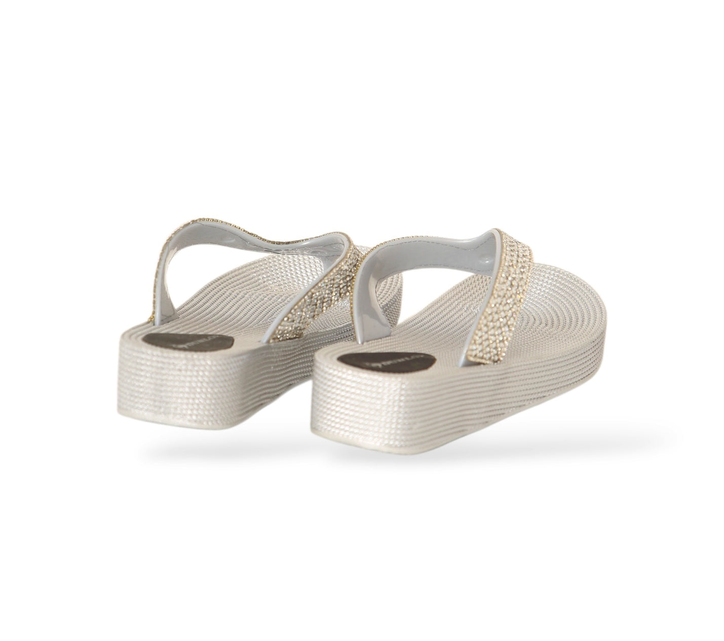 DUNLOP WOMENS SUMMER FLIP FLOPS LOW WEDGE CUSHIONED SLIP ON SANDALS COMFORT BEACH SHOES LIGHTWEIGHT FOOTWEAR