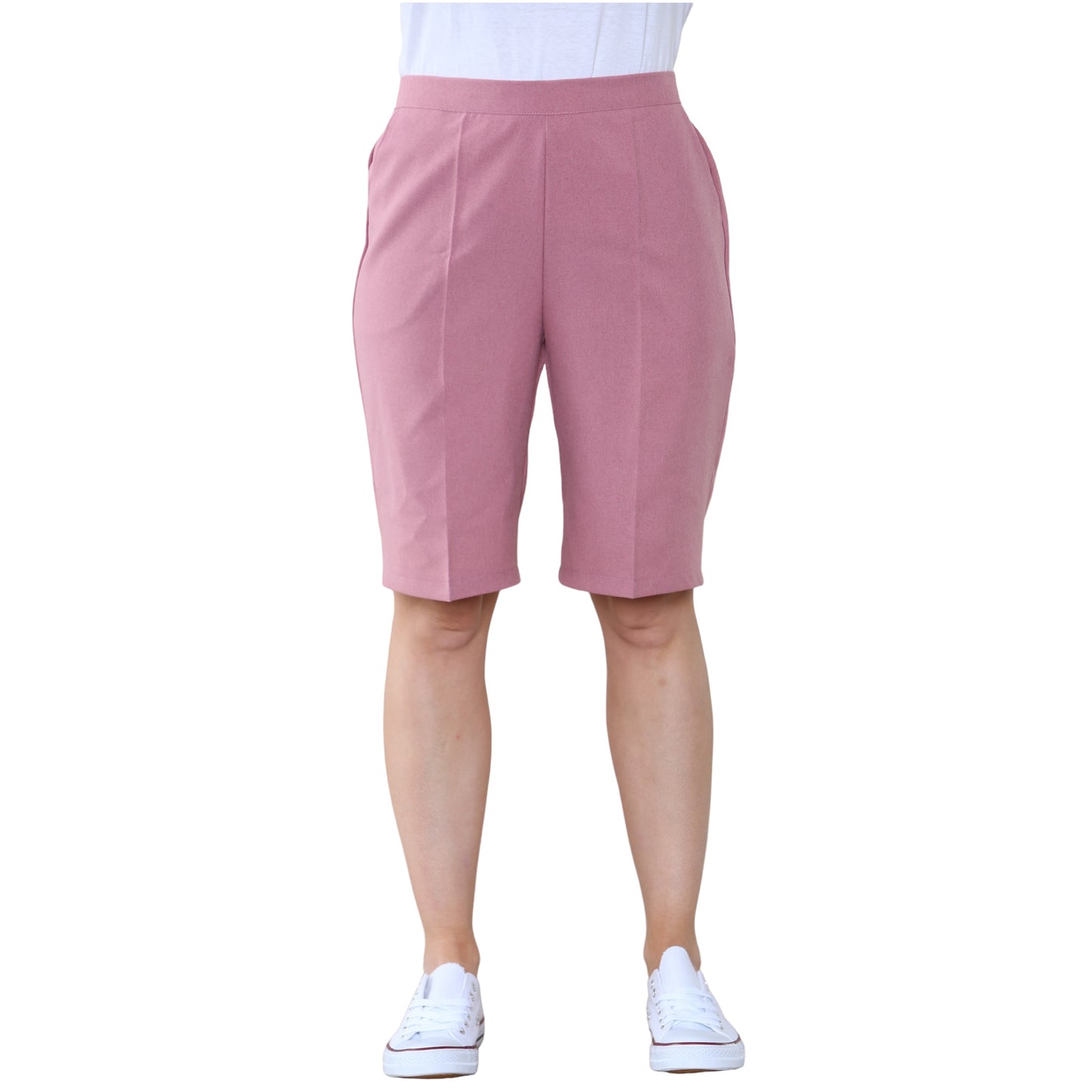 PACK OF 2 WOMENS SHORTS LADIES CAPRI CROPPED STRETCH SUMMER SHORTS ELASTIC WAIST GYM RUNNING CASUAL BEACH JOGGERS HOLIDAY LOUNGEWEAR SIZE 10 TO 24