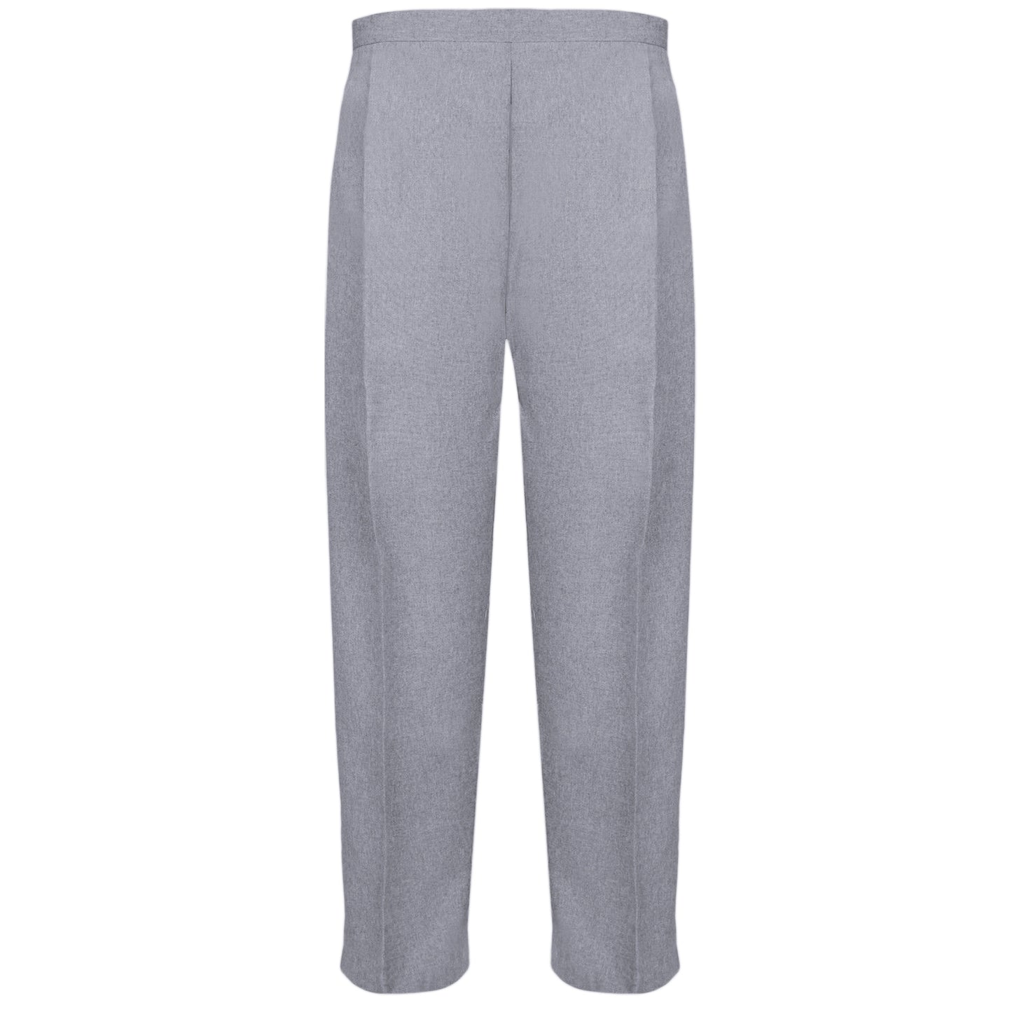 LADIES  HALF ELASTICATED WAIST TROUSERS WOMENS PANTS CASUAL SUMMER BOTTOMS