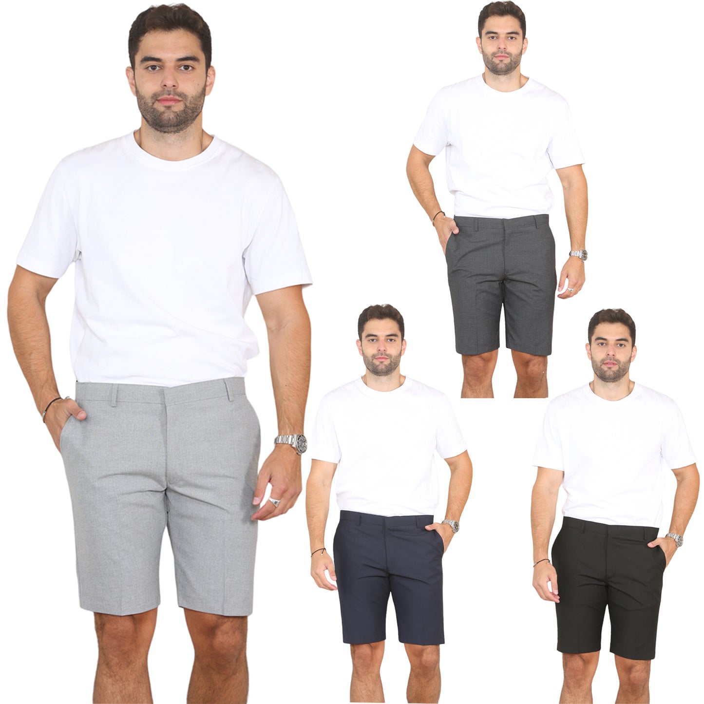 MENS SHORTS CASUAL LOUNGE WEAR SMART SUMMER BEACH BOTTOMS HALF TROUSERS JOG PANT