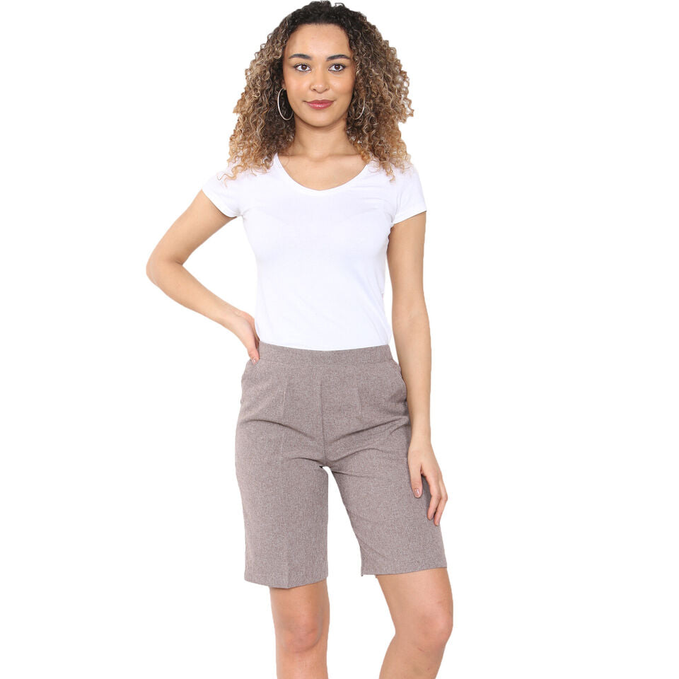 PACK OF 2 WOMENS SHORTS LADIES CAPRI CROPPED STRETCH SUMMER SHORTS ELASTIC WAIST GYM RUNNING CASUAL BEACH JOGGERS HOLIDAY LOUNGEWEAR SIZE 10 TO 24