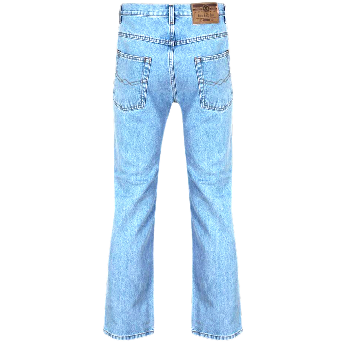 MENS COTTON DENIM JEANS STRAIGHT LEG CLASSIC FIT HEAVY DUTY WORK JEANS CASUAL DESIGNER STYLE ZIP FLY BELT LOOP POCKET TROUSERS