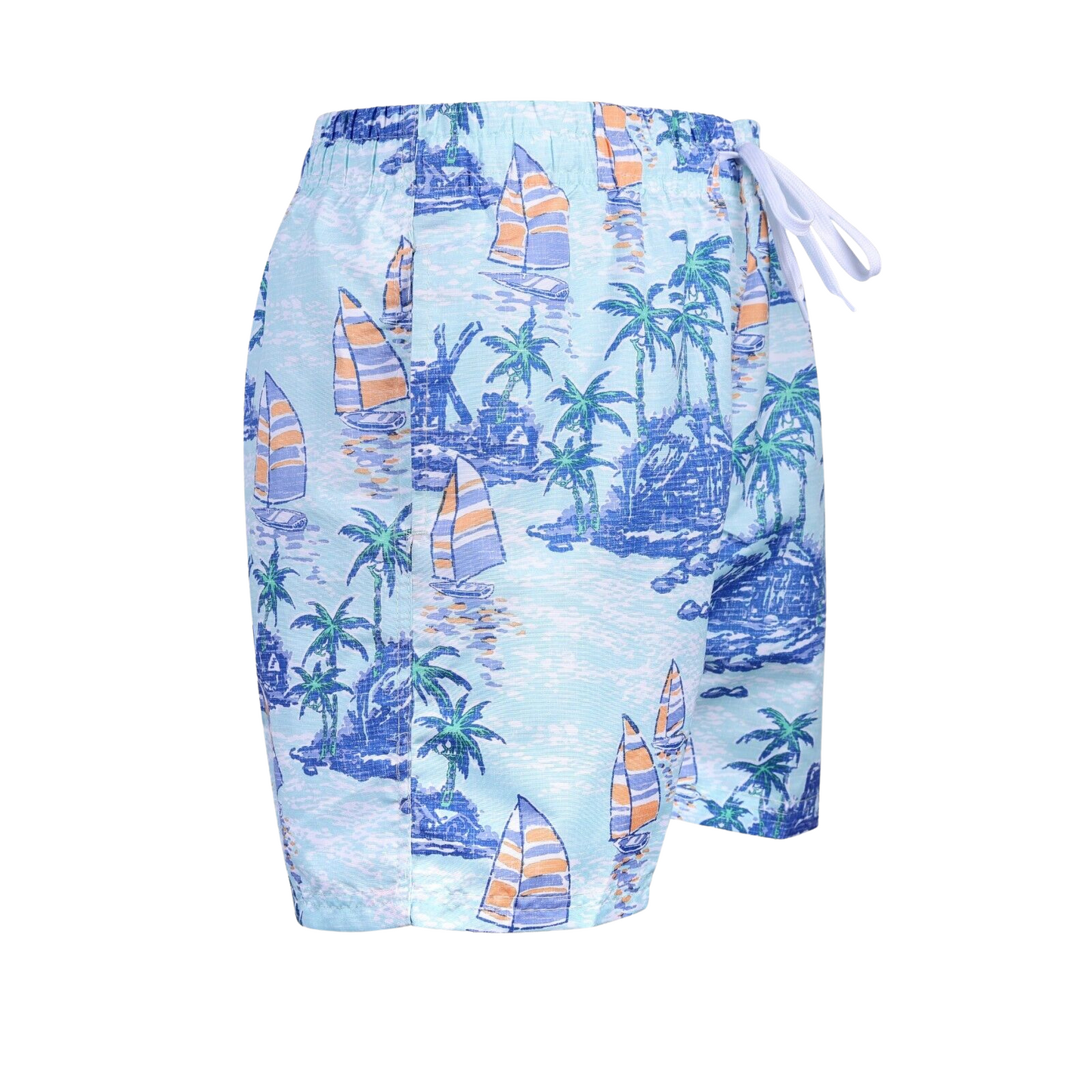MENS PRINTED SWIM SHORTS QUICK DRY BEACH TRUNKS ELASTIC WAIST DRAWCORD BOARD SHORTS SUMMER SURF HOLIDAY ACTIVEWEAR
