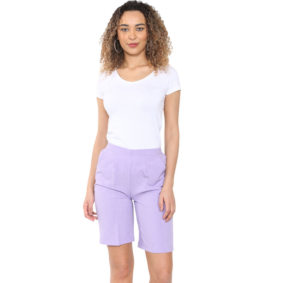 PACK OF 2 WOMENS SHORTS LADIES CAPRI CROPPED STRETCH SUMMER SHORTS ELASTIC WAIST GYM RUNNING CASUAL BEACH JOGGERS HOLIDAY LOUNGEWEAR SIZE 10 TO 24
