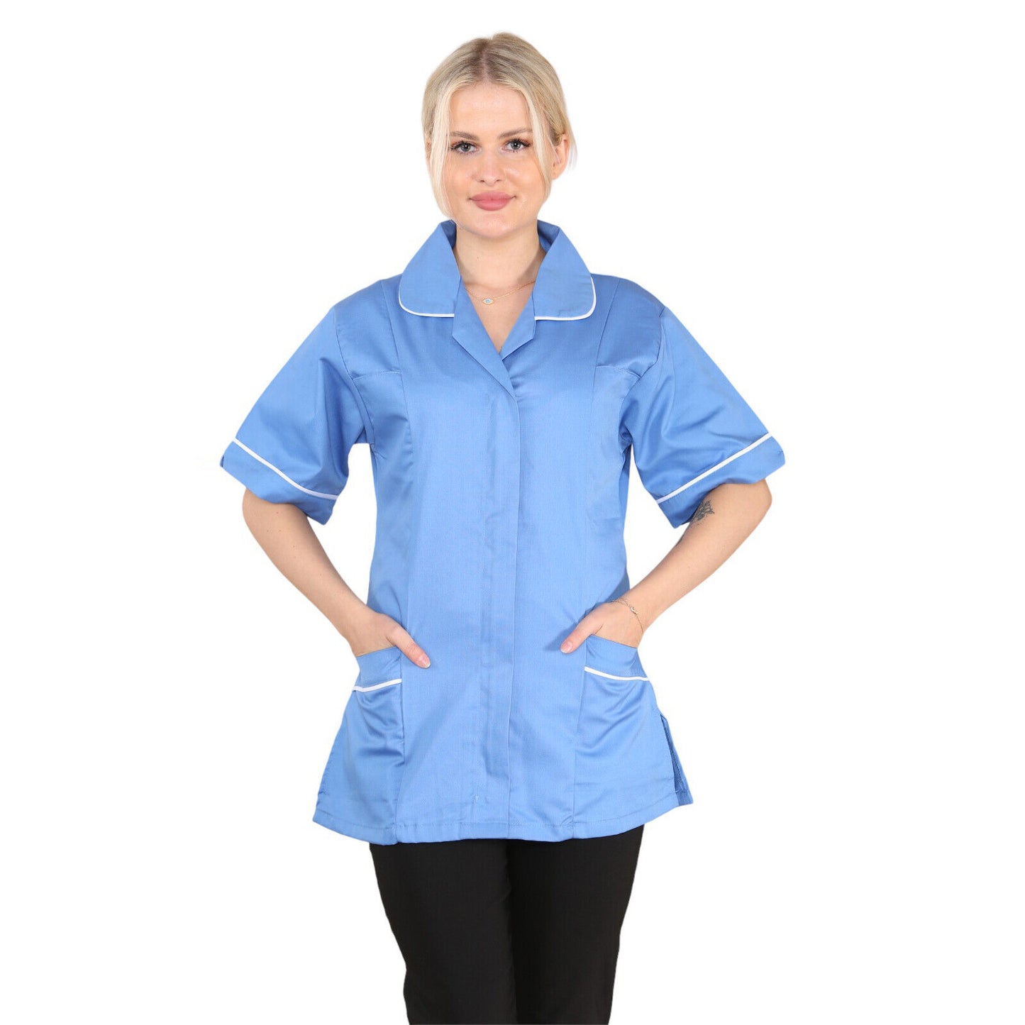 HEALTHCARE NURSING BEAUTY TUNICS WOMAN LADIES GIRLS UNIFORM CARERS SHIRTS TOP