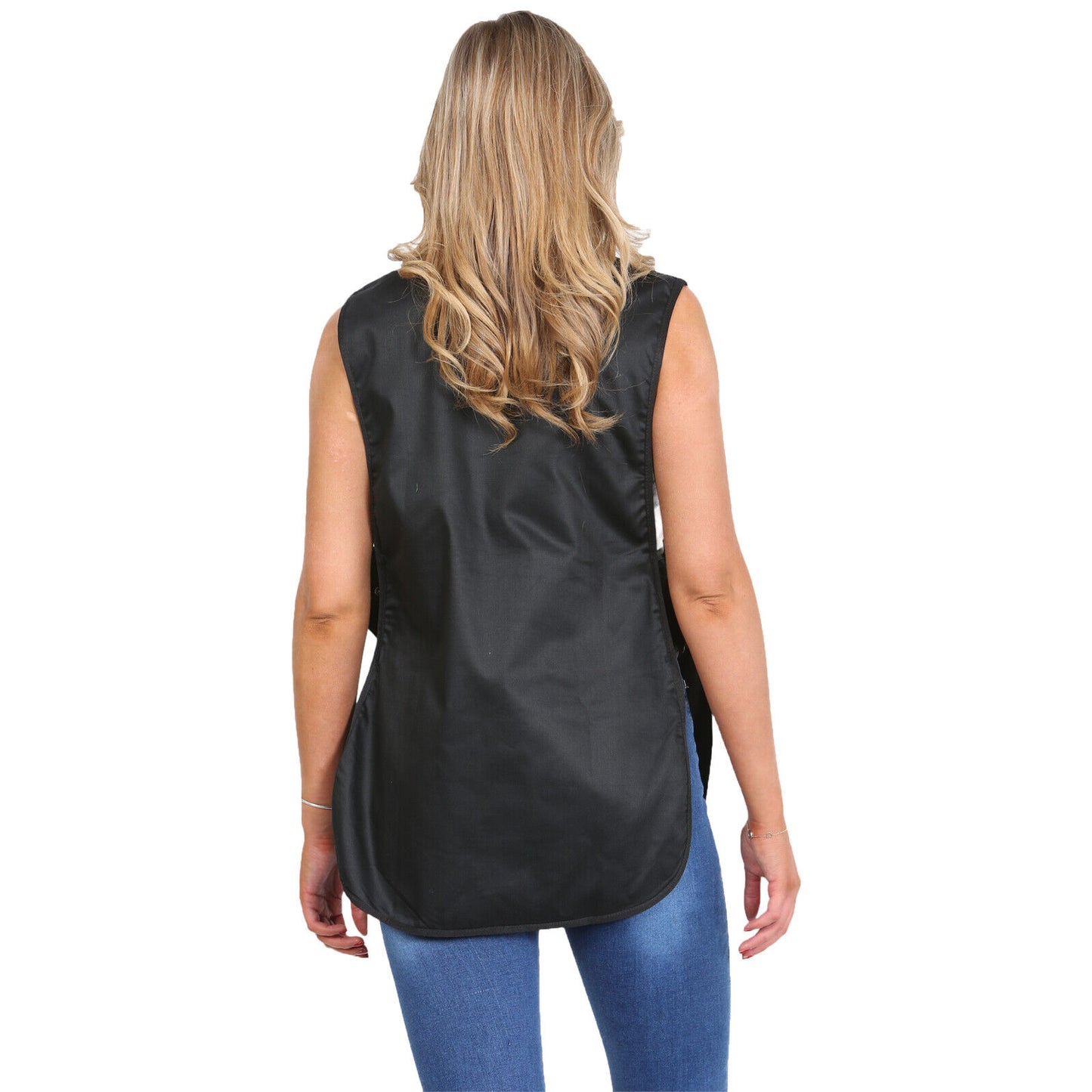 SAME PIPING TABARD WOMENS TABBARD LADIES APRON WITH POCKET KITCHEN CLEANING CHEF TOP