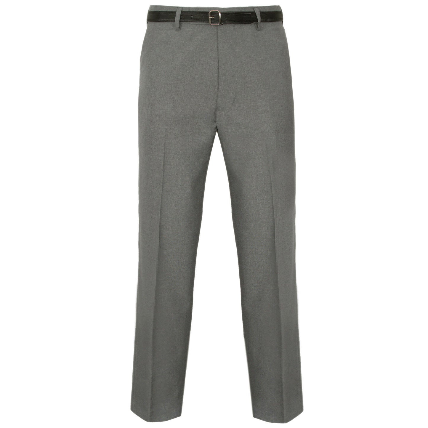 MENS TROUSERS OFFICE BUSINESS WORK FORMAL CASUAL SMART BELT POCKET SIZE 30" TO 40"