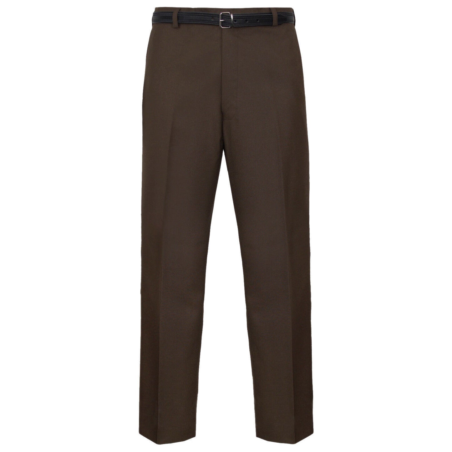 MENS TROUSERS OFFICE BUSINESS WORK FORMAL CASUAL SMART BELT POCKET SIZE 30" TO 40"