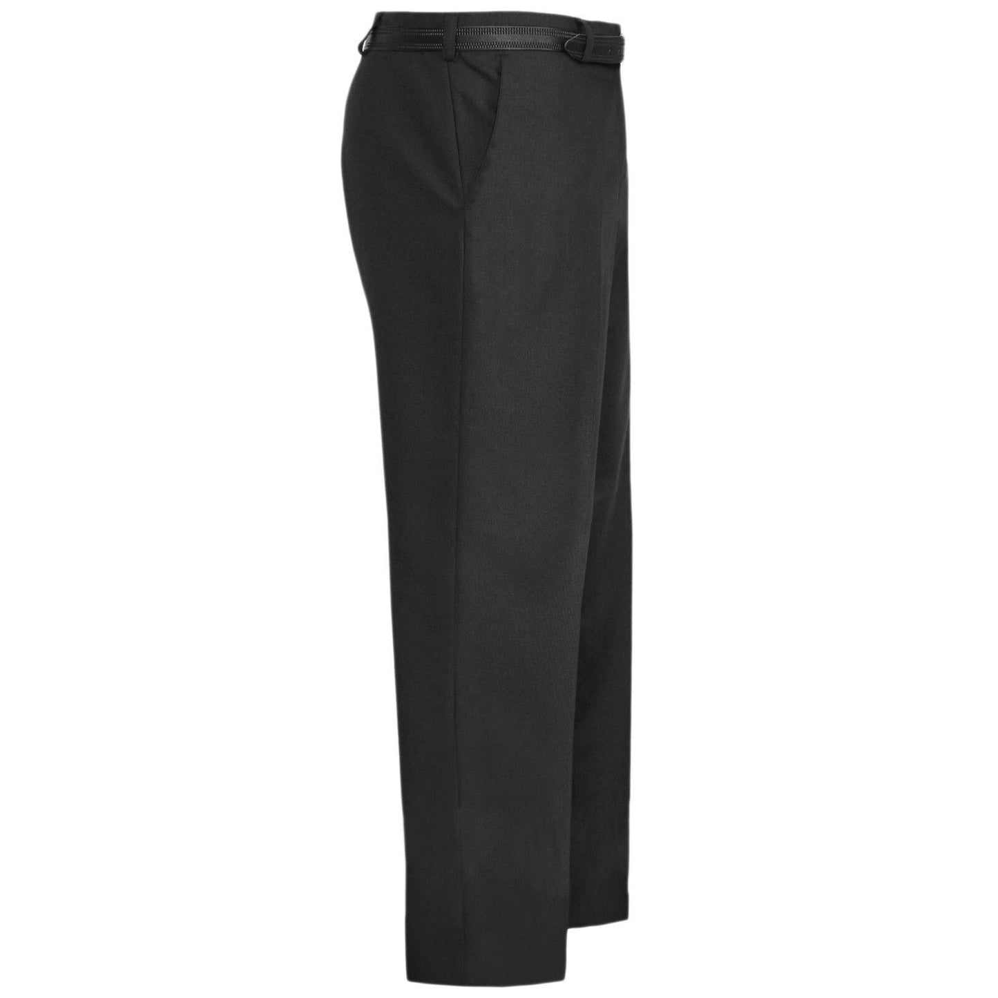 MENS TROUSERS OFFICE BUSINESS WORK FORMAL CASUAL SMART BELT POCKET SIZE 30" TO 40"