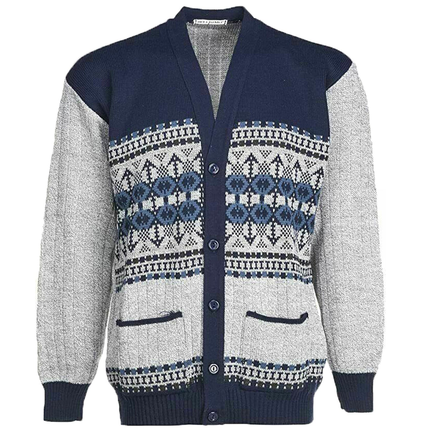 MENS CLASSIC CARDIGAN DESIGN ZIP THICK WARM SWEATER JUMPERS WINTER JUMPER