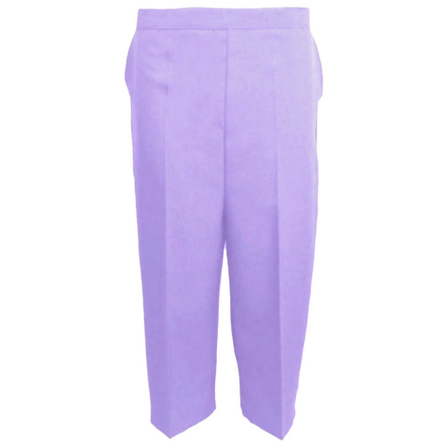 WOMENS 3/4 CAPRI TROUSERS SUMMER LIGHTWEIGHT CROPPED PANTS UK 10–24
