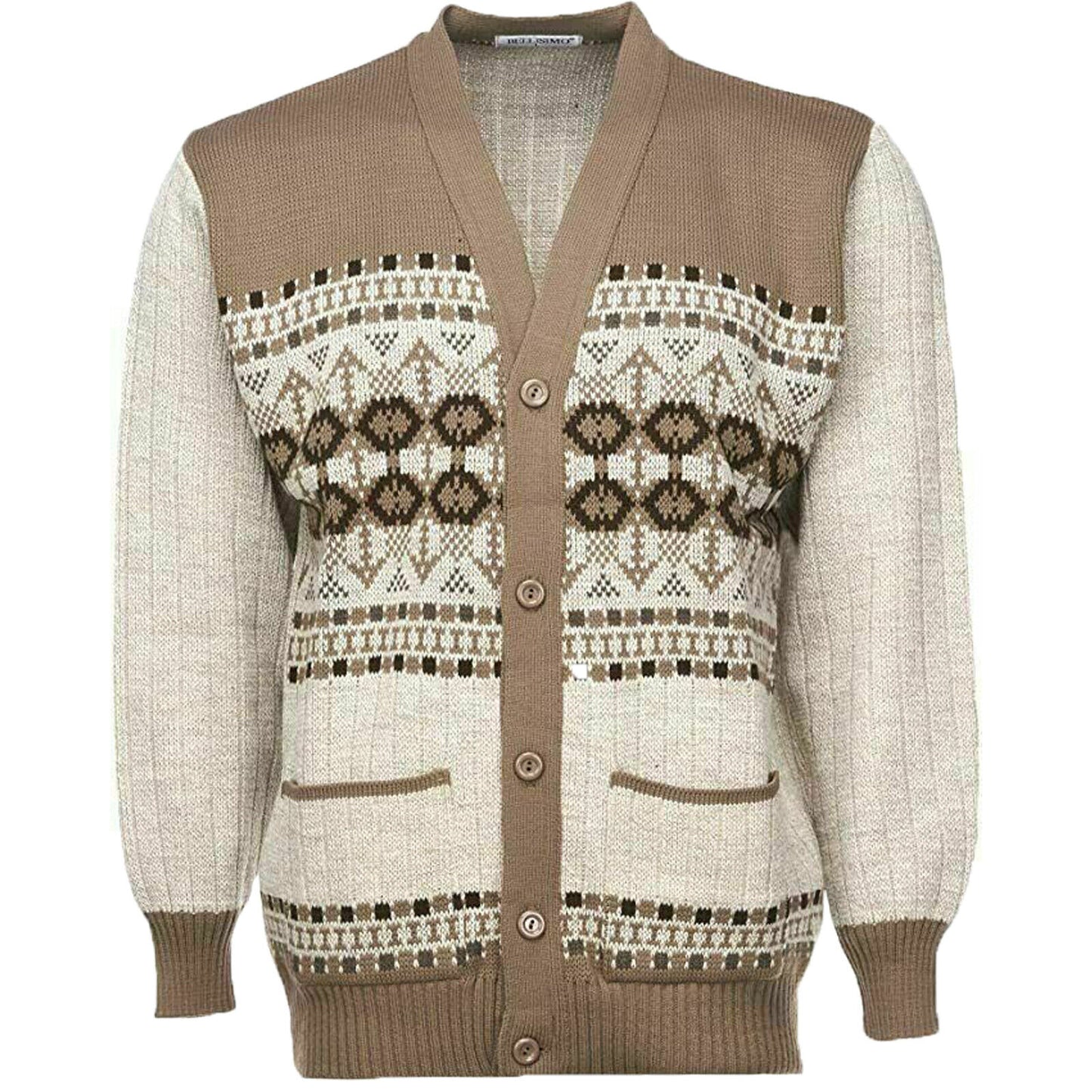 MENS CLASSIC CARDIGAN DESIGN ZIP THICK WARM SWEATER JUMPERS WINTER JUMPER