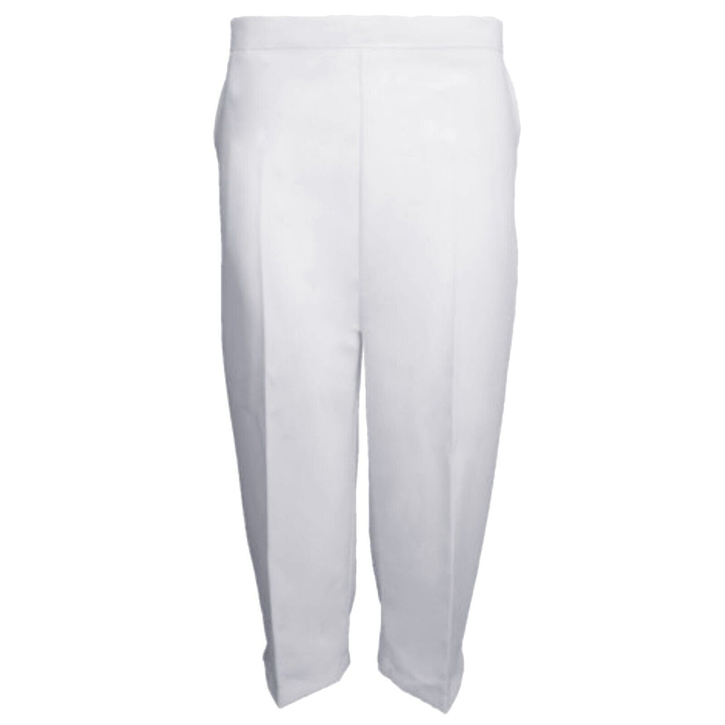 WOMENS 3/4 CAPRI TROUSERS SUMMER LIGHTWEIGHT CROPPED PANTS UK 10–24