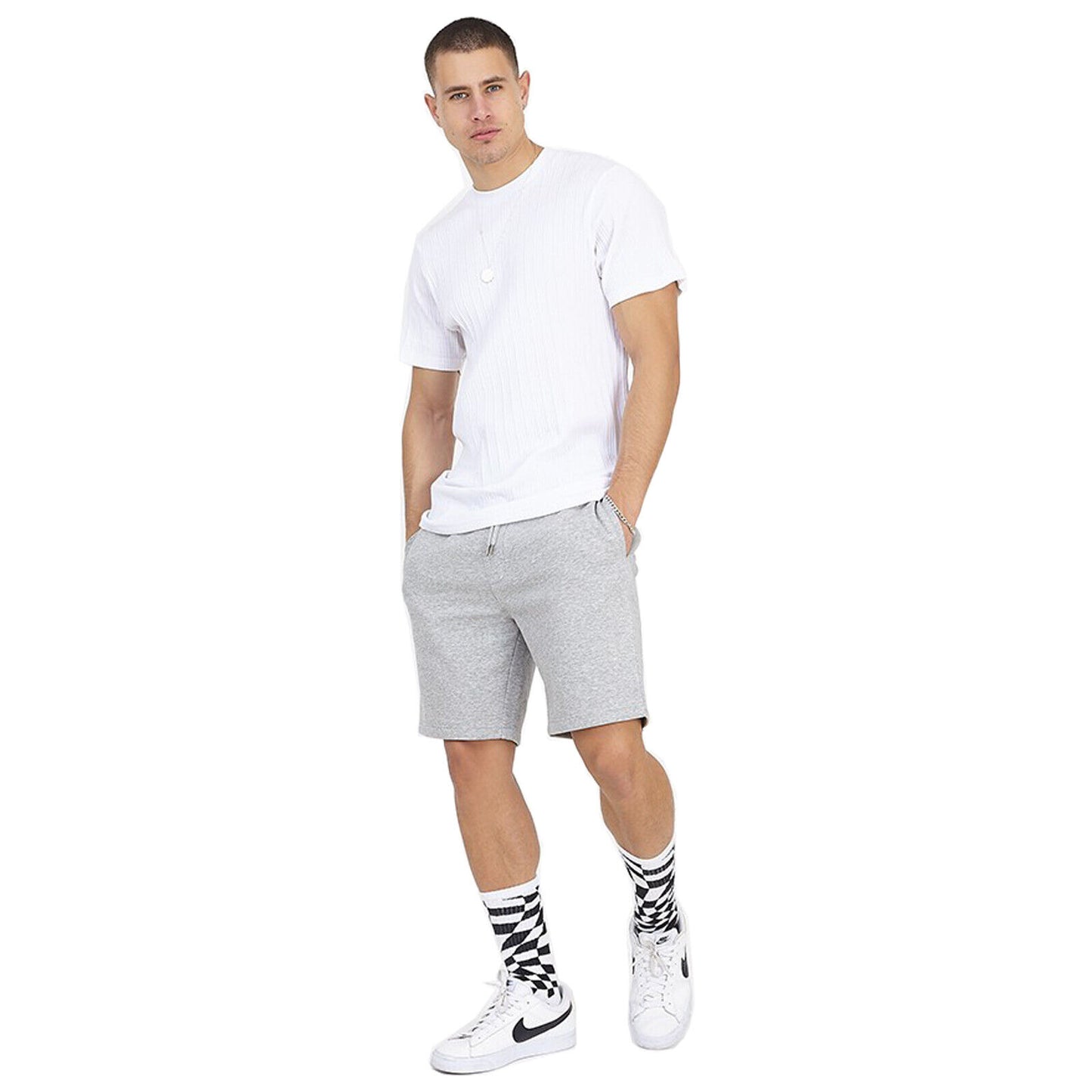 BRAVE SOUL MENS JOGGING SHORTS JERSEY FLEECE BAGGY SWEAT BOTTOMS RUNNING GYM COMFY CASUAL ACTIVEWEAR SUMMER SHORTS