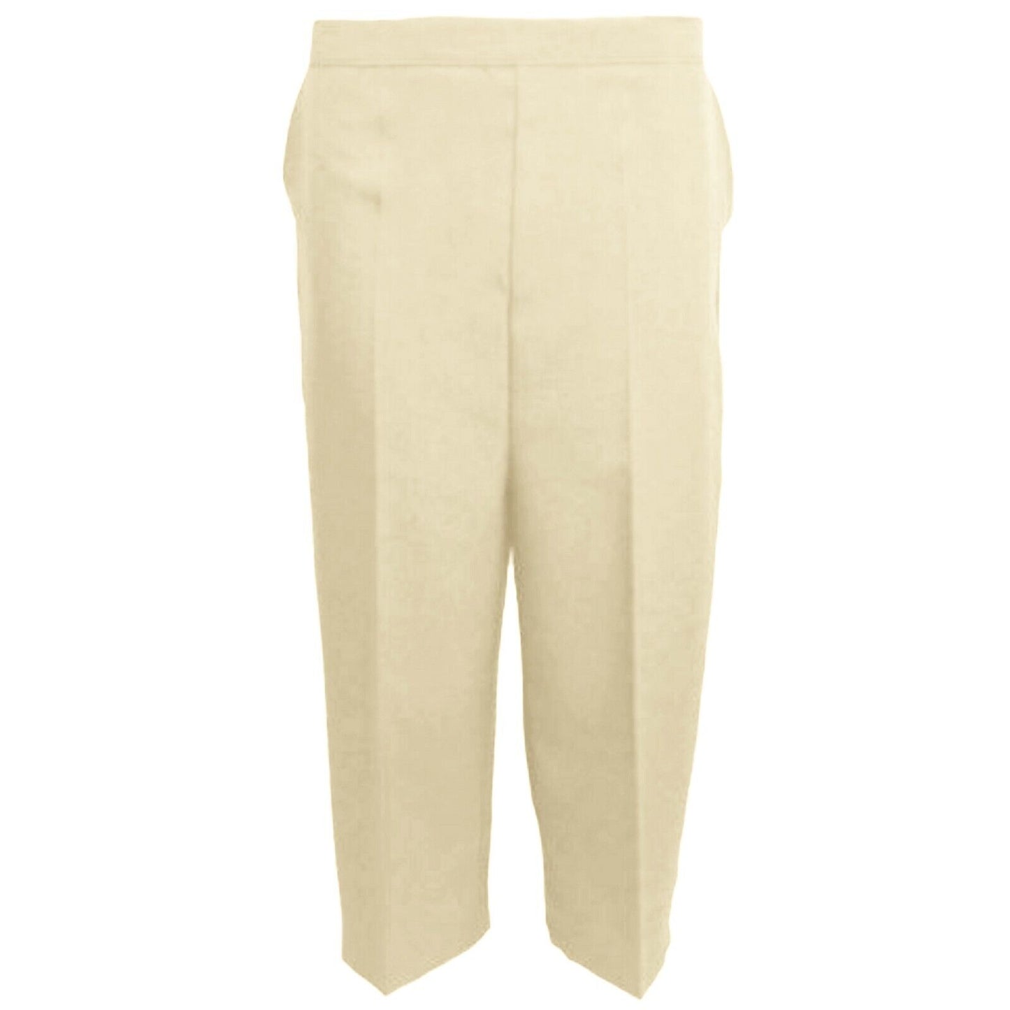 WOMENS 3/4 CAPRI TROUSERS SUMMER LIGHTWEIGHT CROPPED PANTS UK 10–24