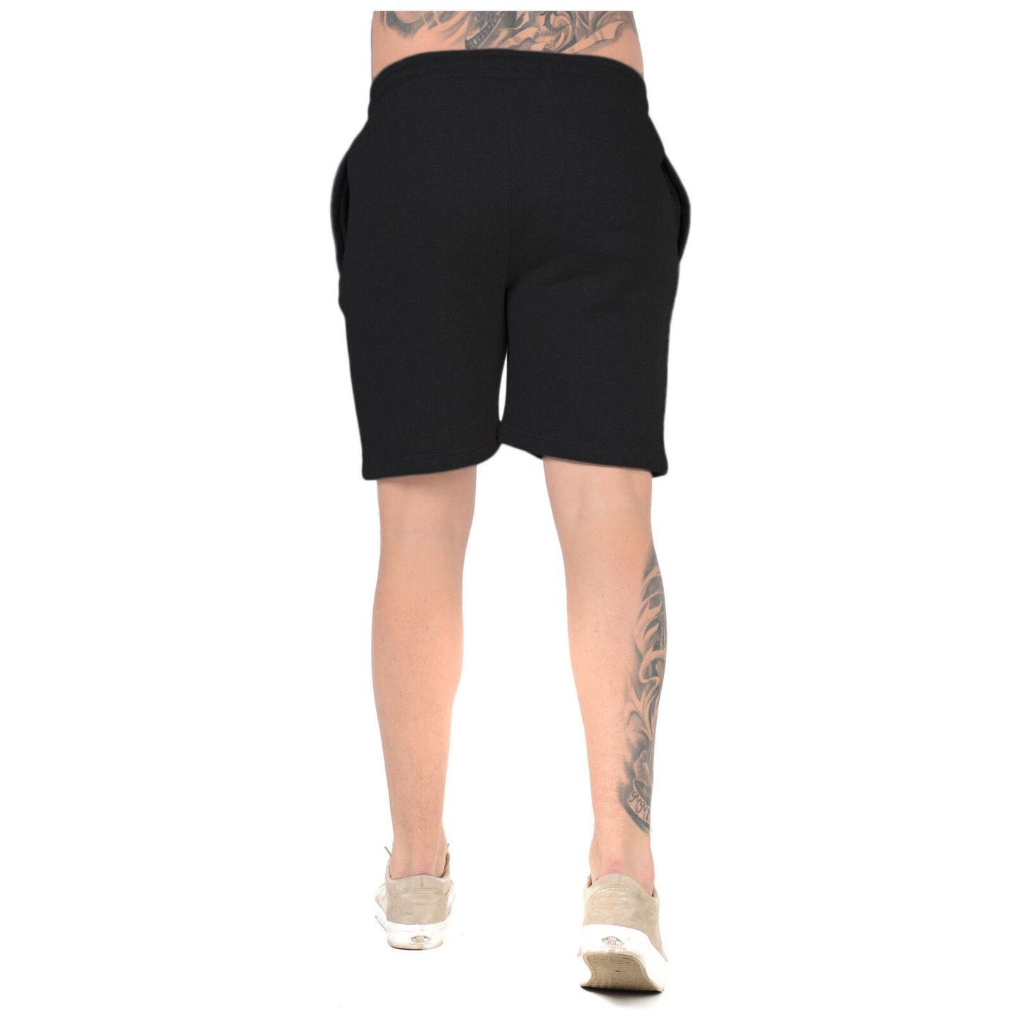 2 PACK MENS JOGGING SHORTS JERSEY FLEECE SWEAT BOTTOMS GYM RUNNING COMFY WORKOUT CASUAL SUMMER ACTIVEWEAR SHORTS