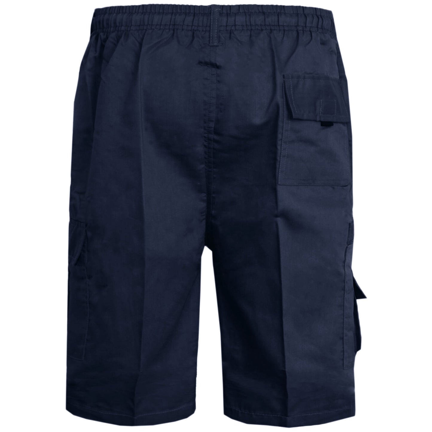 MENS PLAIN CARGO SHORTS QUICK DRY COMBAT CASUAL SUMMER BEACH WORKWEAR POLY COTTON MULTI POCKET LIGHTWEIGHT PANTS
