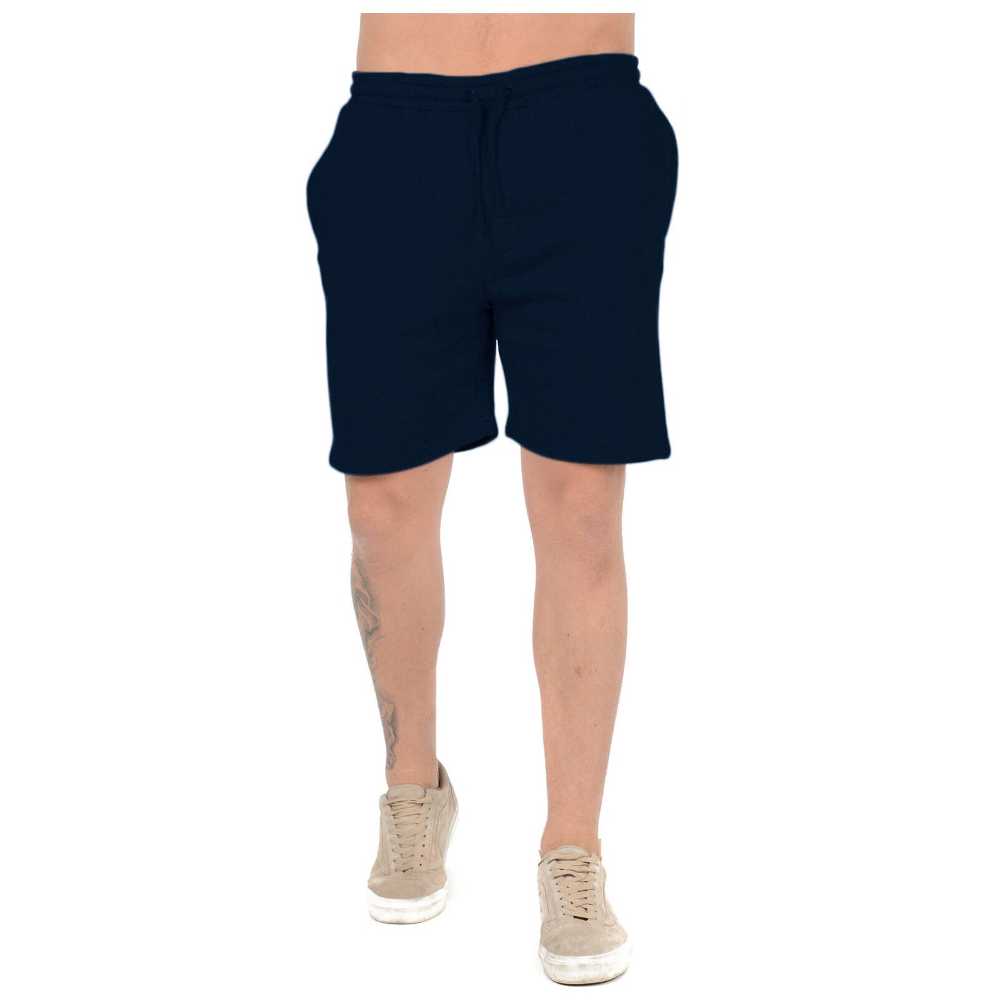2 PACK MENS JOGGING SHORTS JERSEY FLEECE SWEAT BOTTOMS GYM RUNNING COMFY WORKOUT CASUAL SUMMER ACTIVEWEAR SHORTS