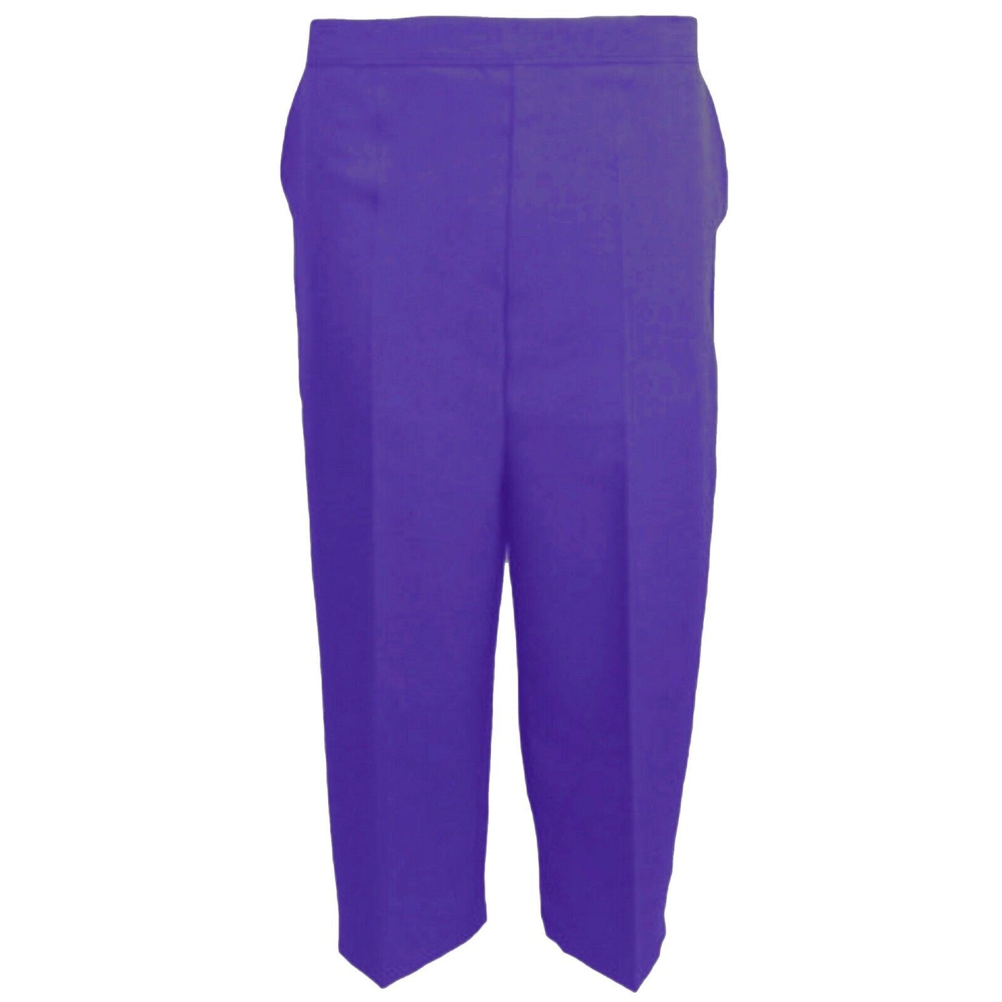 WOMENS 3/4 CAPRI TROUSERS SUMMER LIGHTWEIGHT CROPPED PANTS UK 10–24