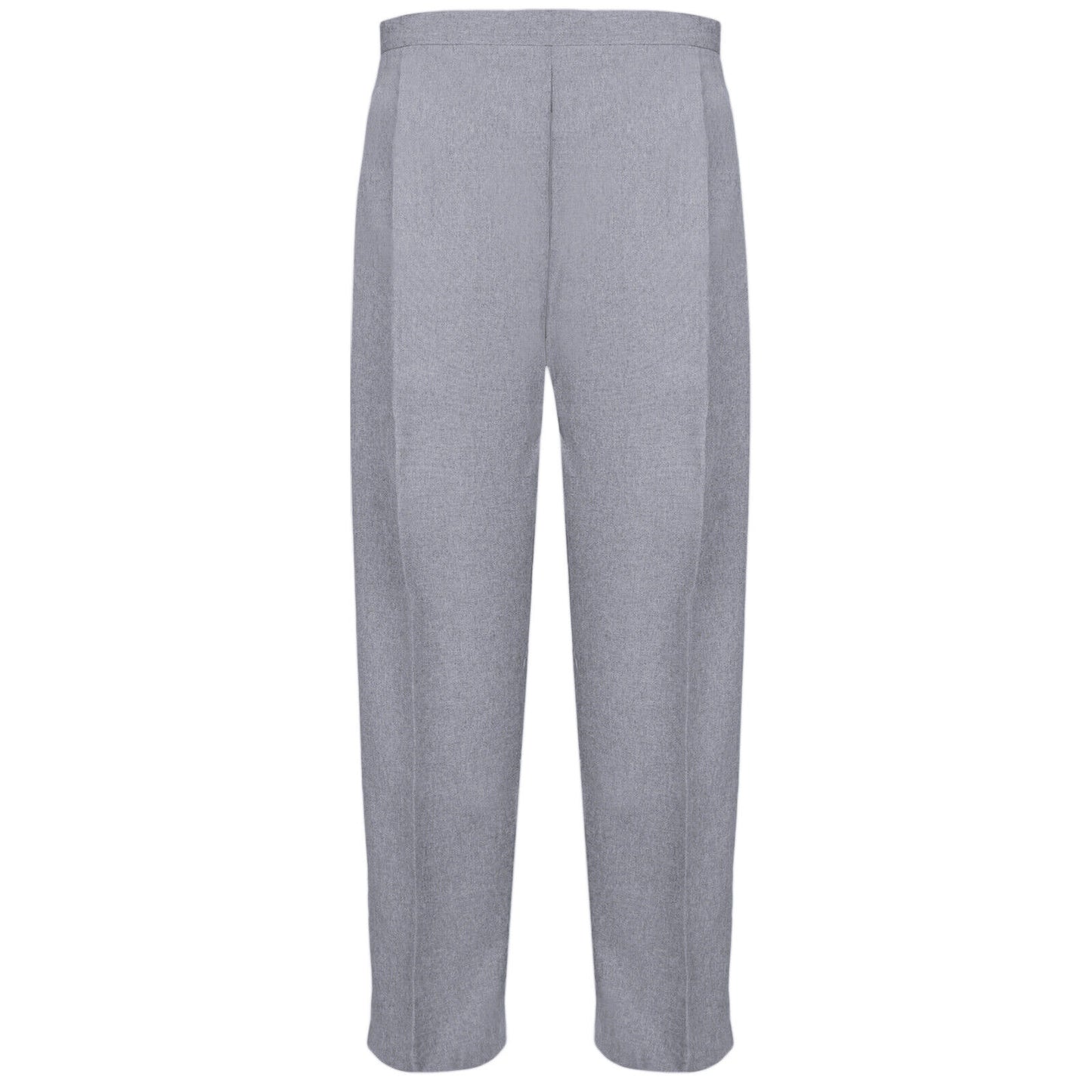 PACK OF 2 LADIES WOMENS HALF ELASTICATED WAIST TROUSERS WITH POCKETS PLUS SIZE 22 to 24