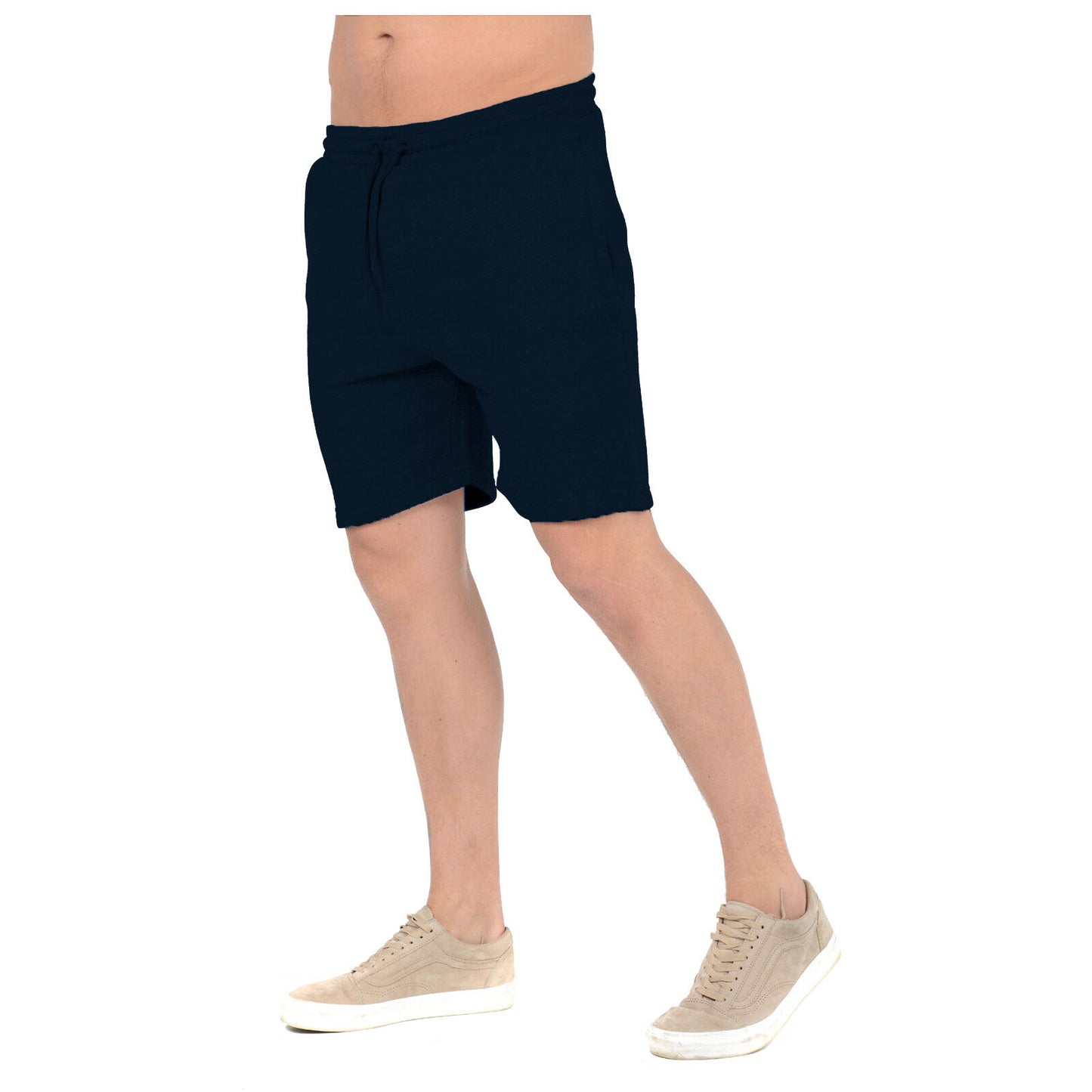 2 PACK MENS JOGGING SHORTS JERSEY FLEECE SWEAT BOTTOMS GYM RUNNING COMFY WORKOUT CASUAL SUMMER ACTIVEWEAR SHORTS