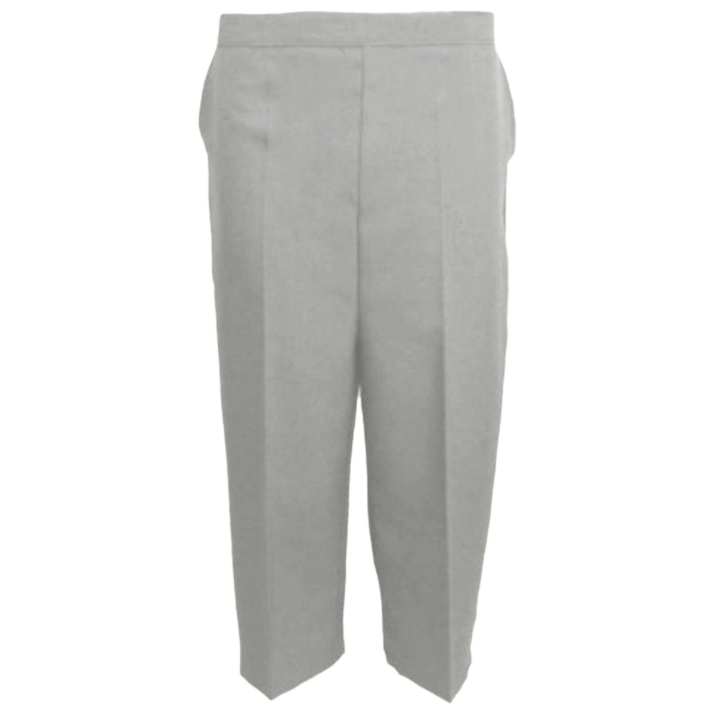 WOMENS 3/4 CAPRI TROUSERS SUMMER LIGHTWEIGHT CROPPED PANTS UK 10–24
