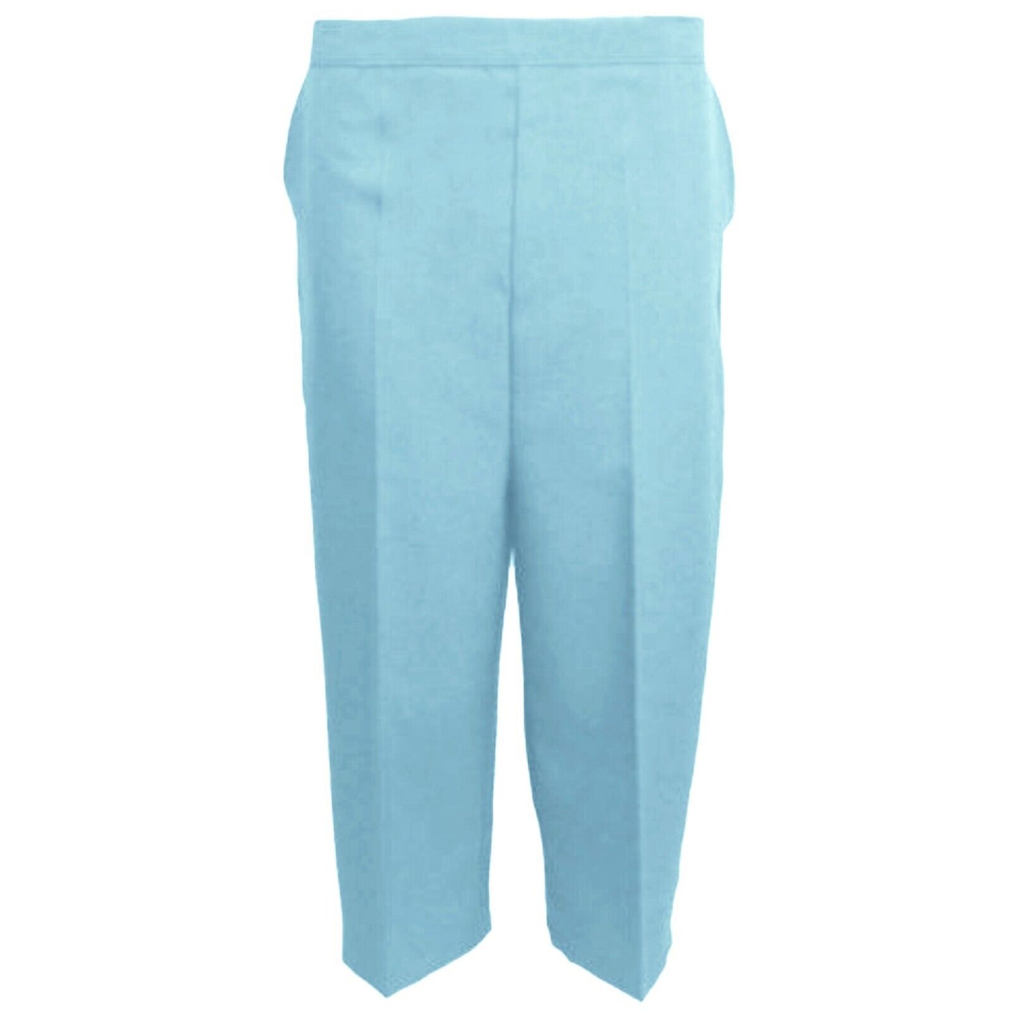 WOMENS 3/4 CAPRI TROUSERS SUMMER LIGHTWEIGHT CROPPED PANTS UK 10–24