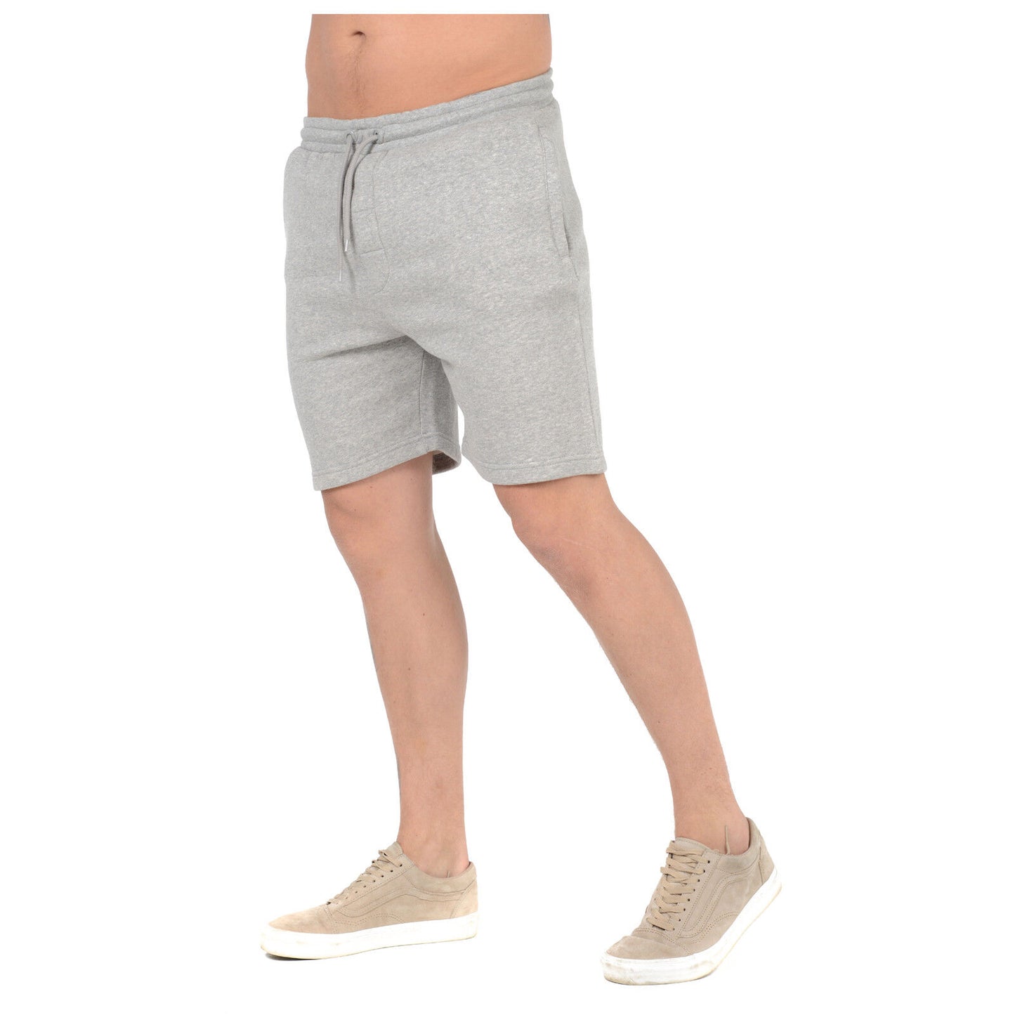 2 PACK MENS JOGGING SHORTS JERSEY FLEECE SWEAT BOTTOMS GYM RUNNING COMFY WORKOUT CASUAL SUMMER ACTIVEWEAR SHORTS
