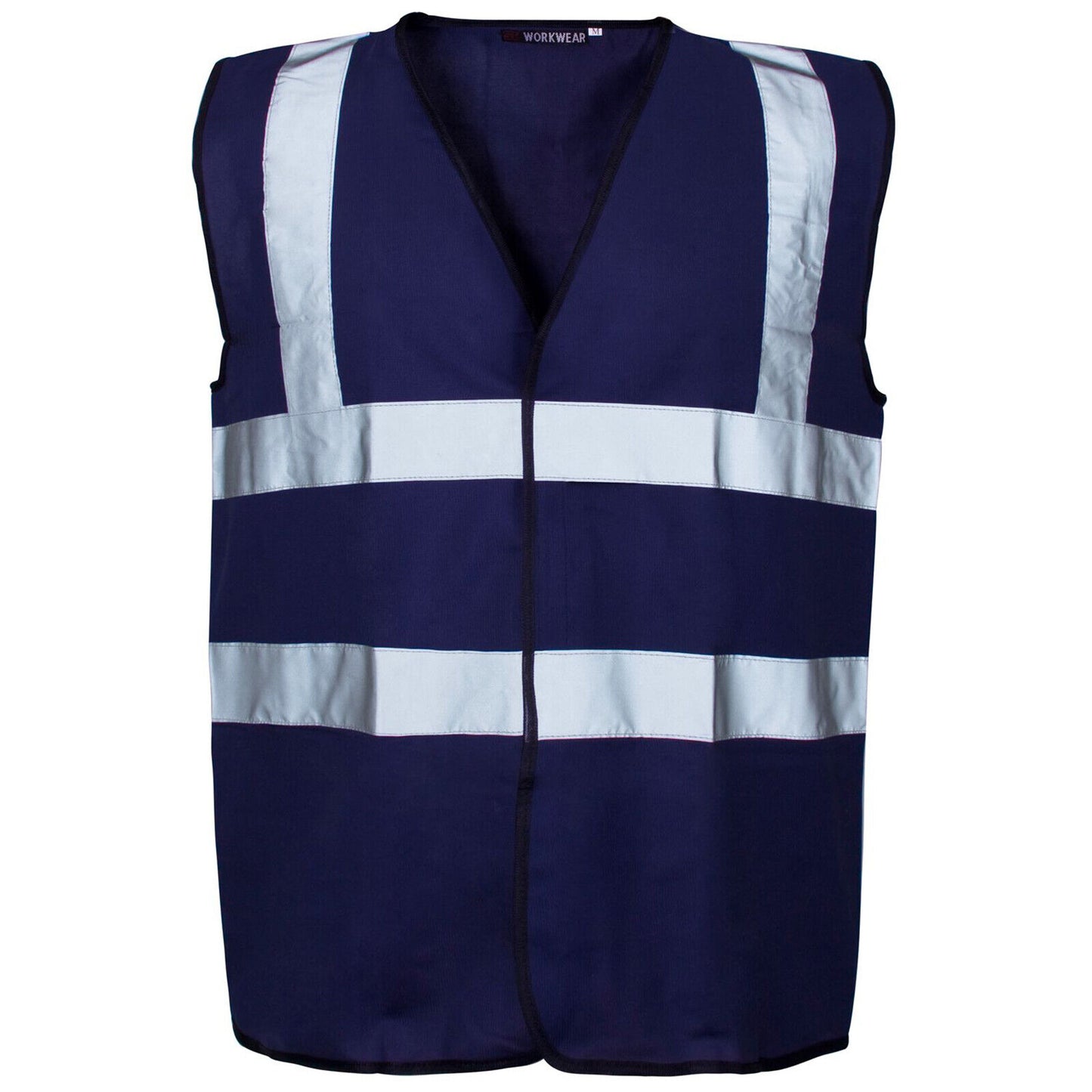 2 PACK HI VIS VEST SAFETY WAISTCOAT HIGH VISIBILITY WORKWEAR SECURITY CONTRACTOR REFLECTIVE JACKET LIGHTWEIGHT PPE SAFETY VESTS