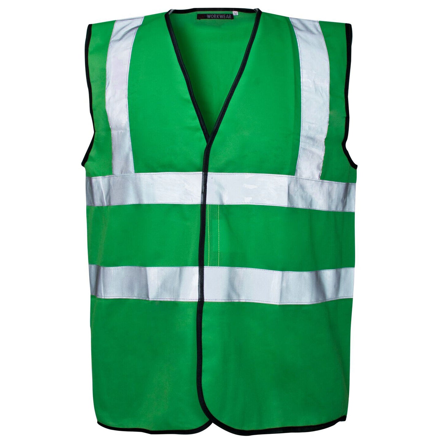 2 PACK HI VIS VEST SAFETY WAISTCOAT HIGH VISIBILITY WORKWEAR SECURITY CONTRACTOR REFLECTIVE JACKET LIGHTWEIGHT PPE SAFETY VESTS