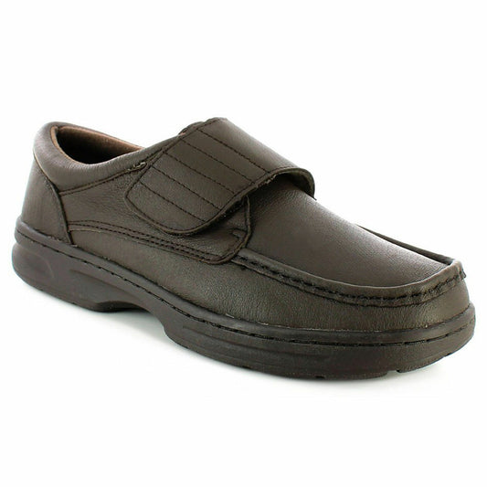 DR KELLER MENS WIDE FIT SHOES REAL LEATHER PADDED CASUAL FORMAL SMART MOCCASIN