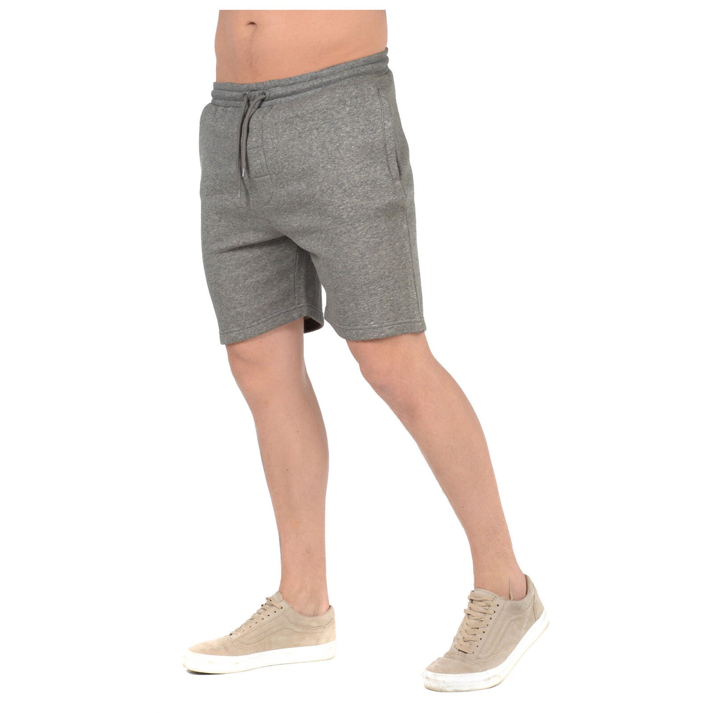 2 PACK MENS JOGGING SHORTS JERSEY FLEECE SWEAT BOTTOMS GYM RUNNING COMFY WORKOUT CASUAL SUMMER ACTIVEWEAR SHORTS