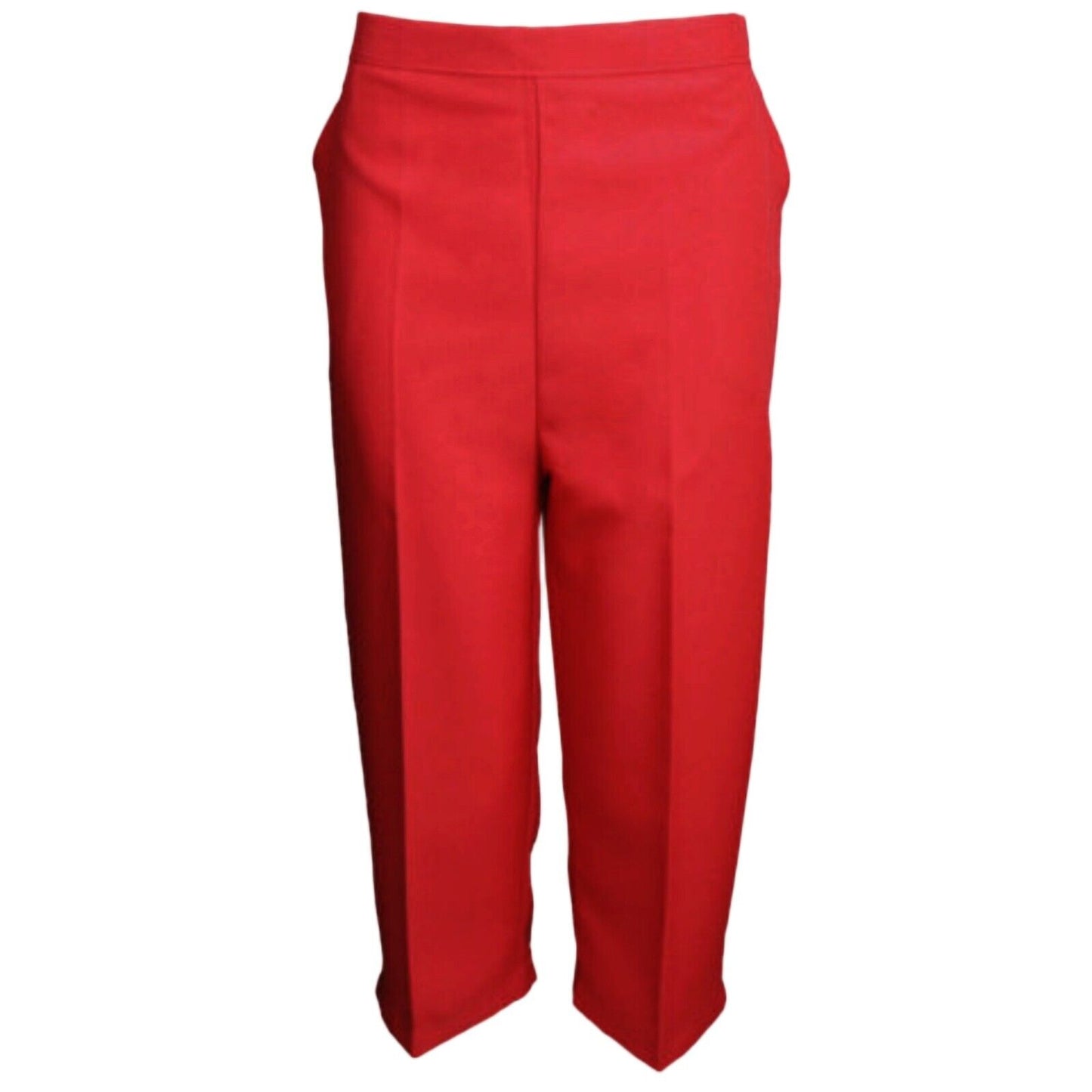 WOMENS 3/4 CAPRI TROUSERS SUMMER LIGHTWEIGHT CROPPED PANTS UK 10–24