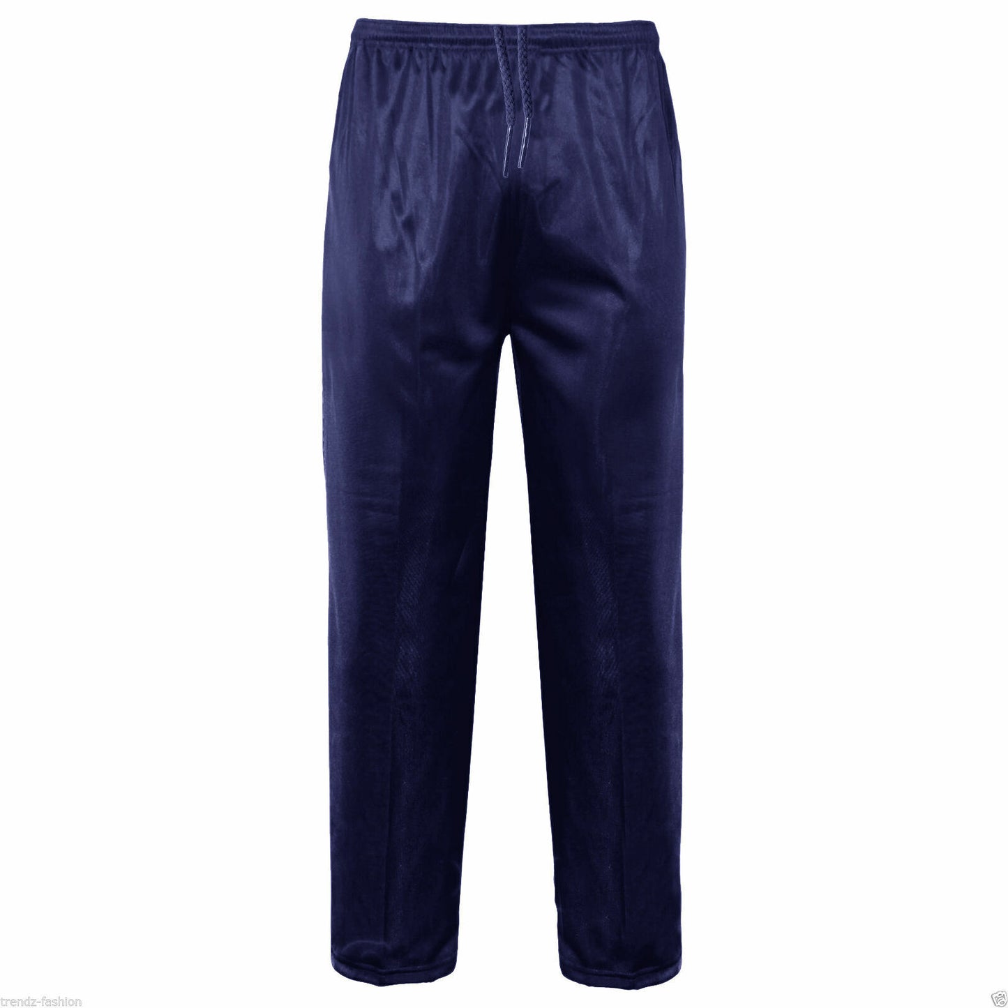 MENS SILKY JOGGING BOTTOMS STRIPED JOGGERS GYM SPORTS TRACKSUIT PANTS TROUSERS