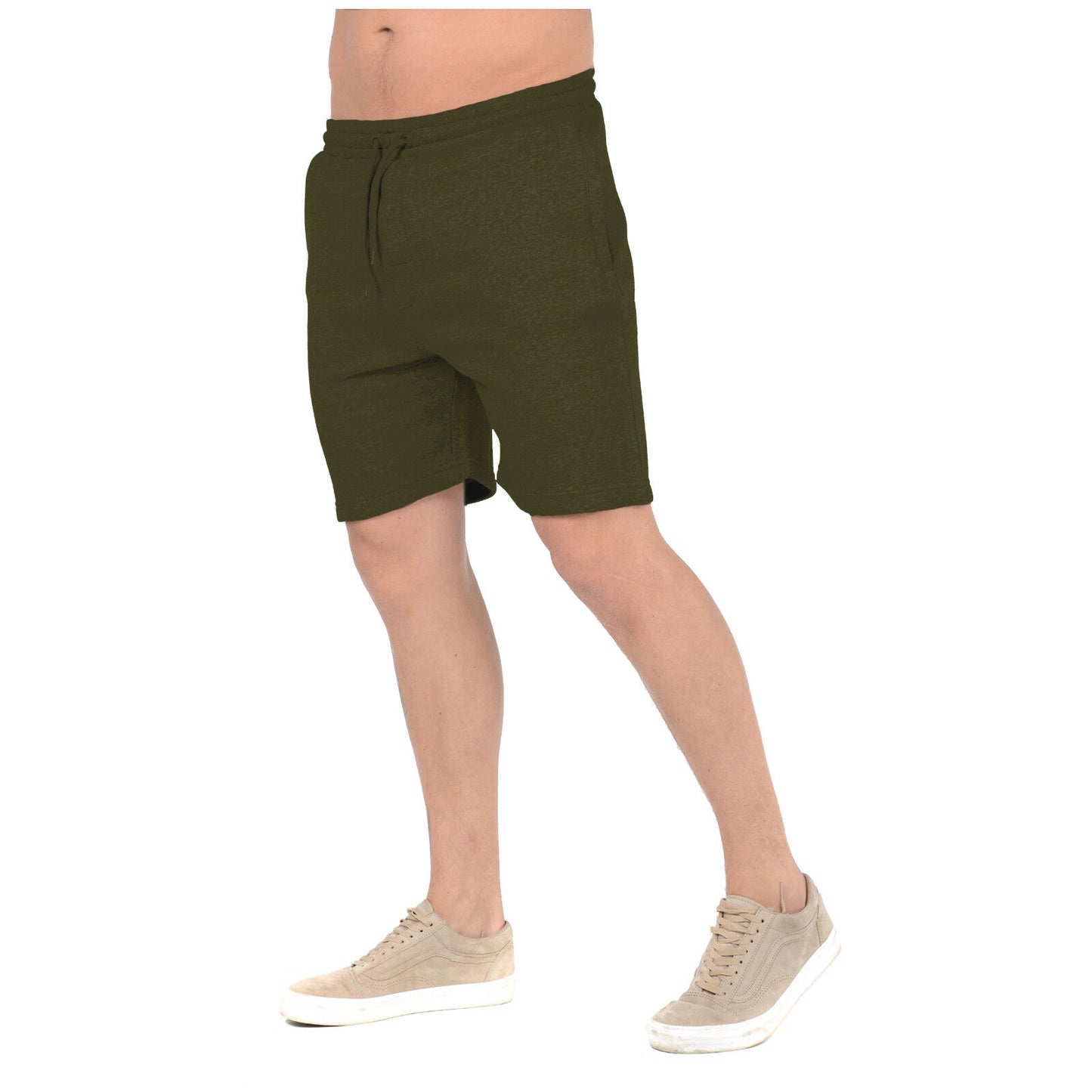 2 PACK MENS JOGGING SHORTS JERSEY FLEECE SWEAT BOTTOMS GYM RUNNING COMFY WORKOUT CASUAL SUMMER ACTIVEWEAR SHORTS