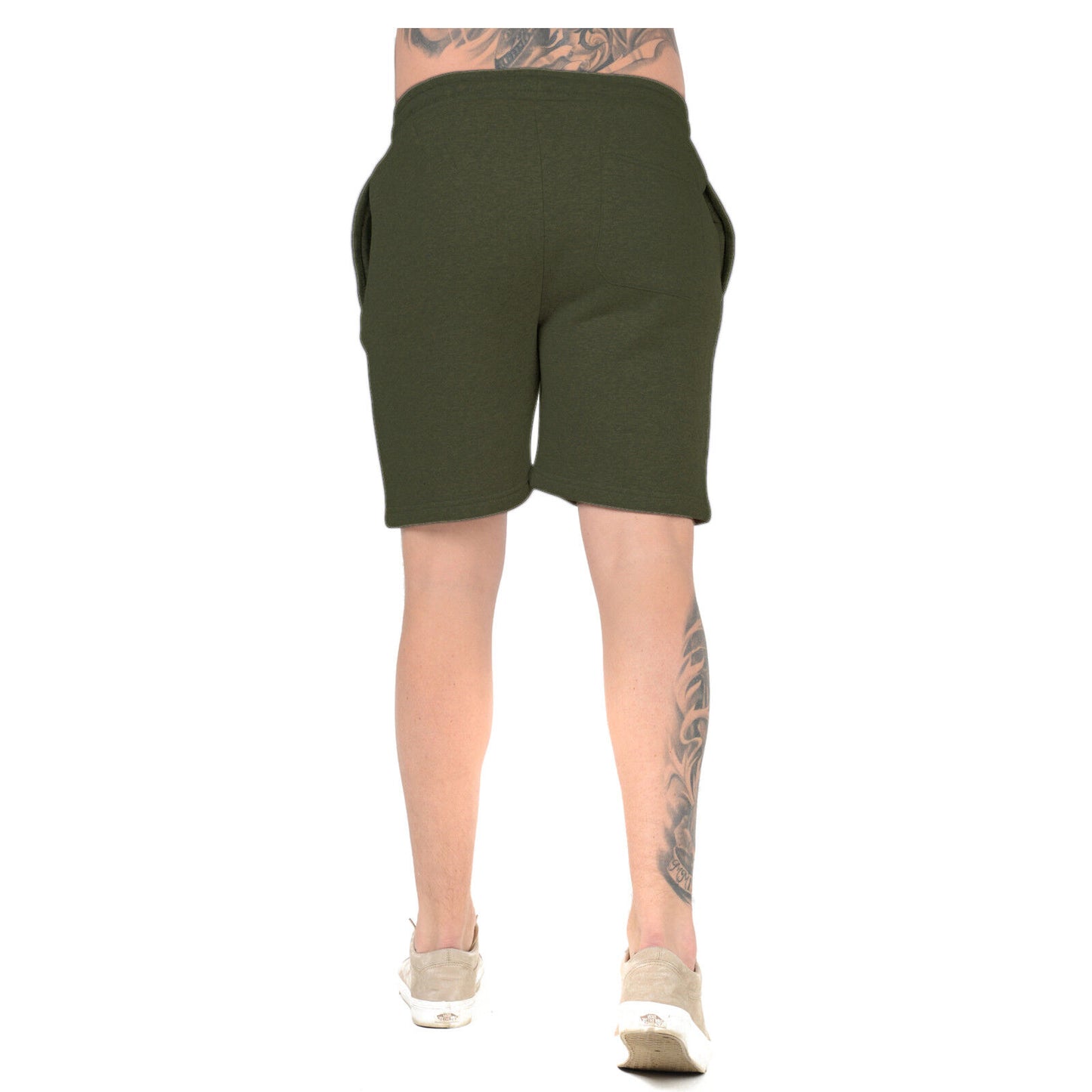 2 PACK MENS JOGGING SHORTS JERSEY FLEECE SWEAT BOTTOMS GYM RUNNING COMFY WORKOUT CASUAL SUMMER ACTIVEWEAR SHORTS
