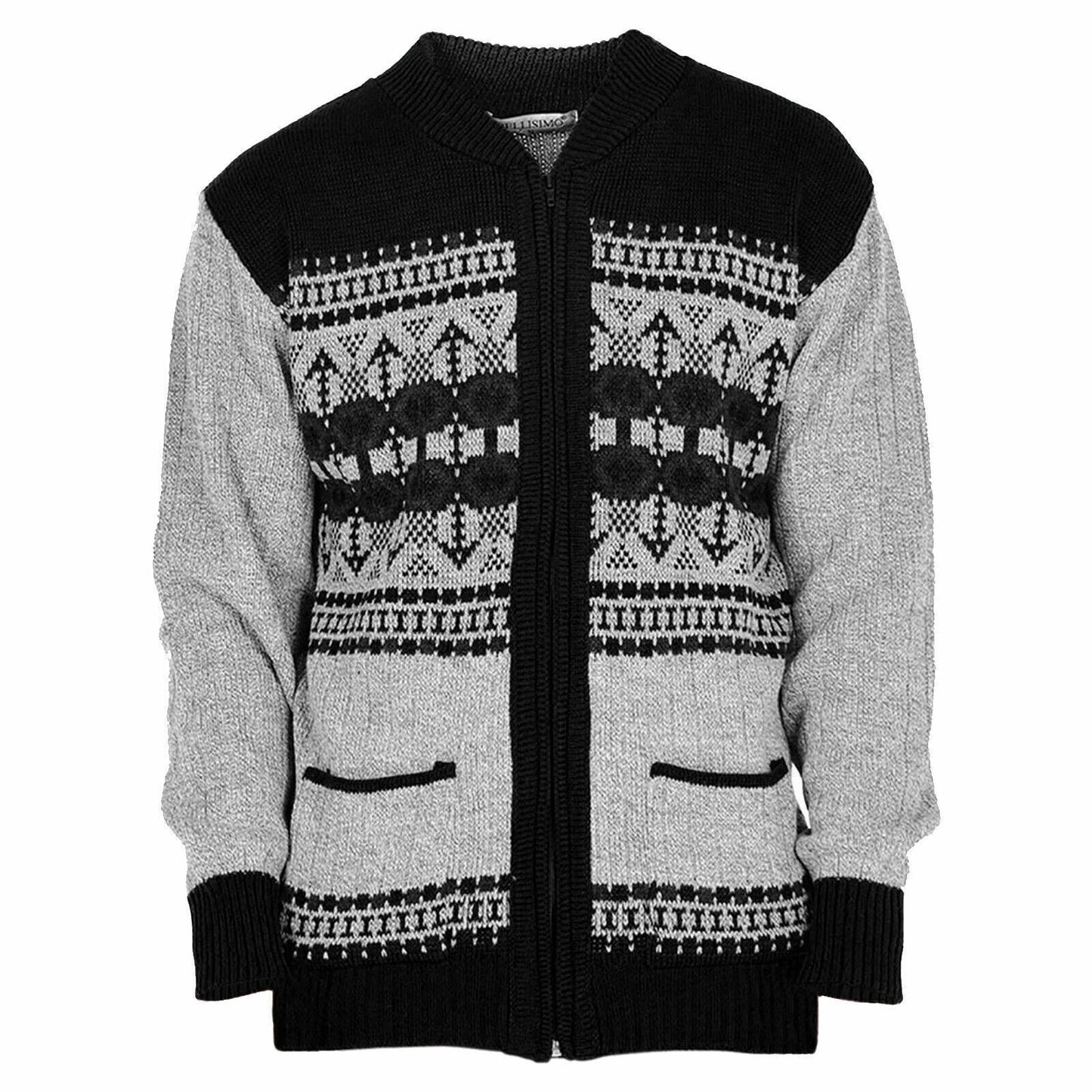 MENS CLASSIC CARDIGAN DESIGN ZIP THICK WARM SWEATER JUMPERS WINTER JUMPER