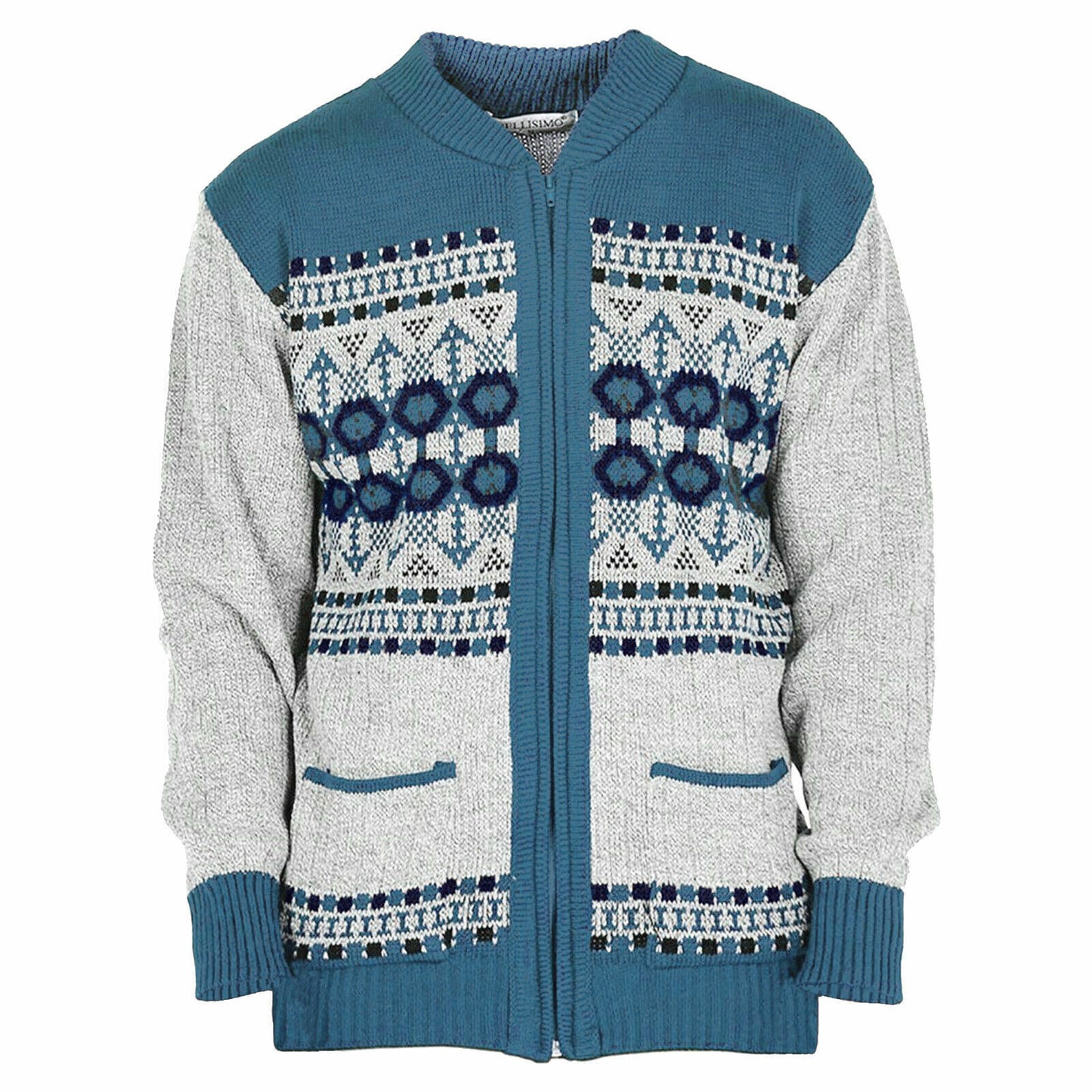 MENS CLASSIC CARDIGAN DESIGN ZIP THICK WARM SWEATER JUMPERS WINTER JUMPER
