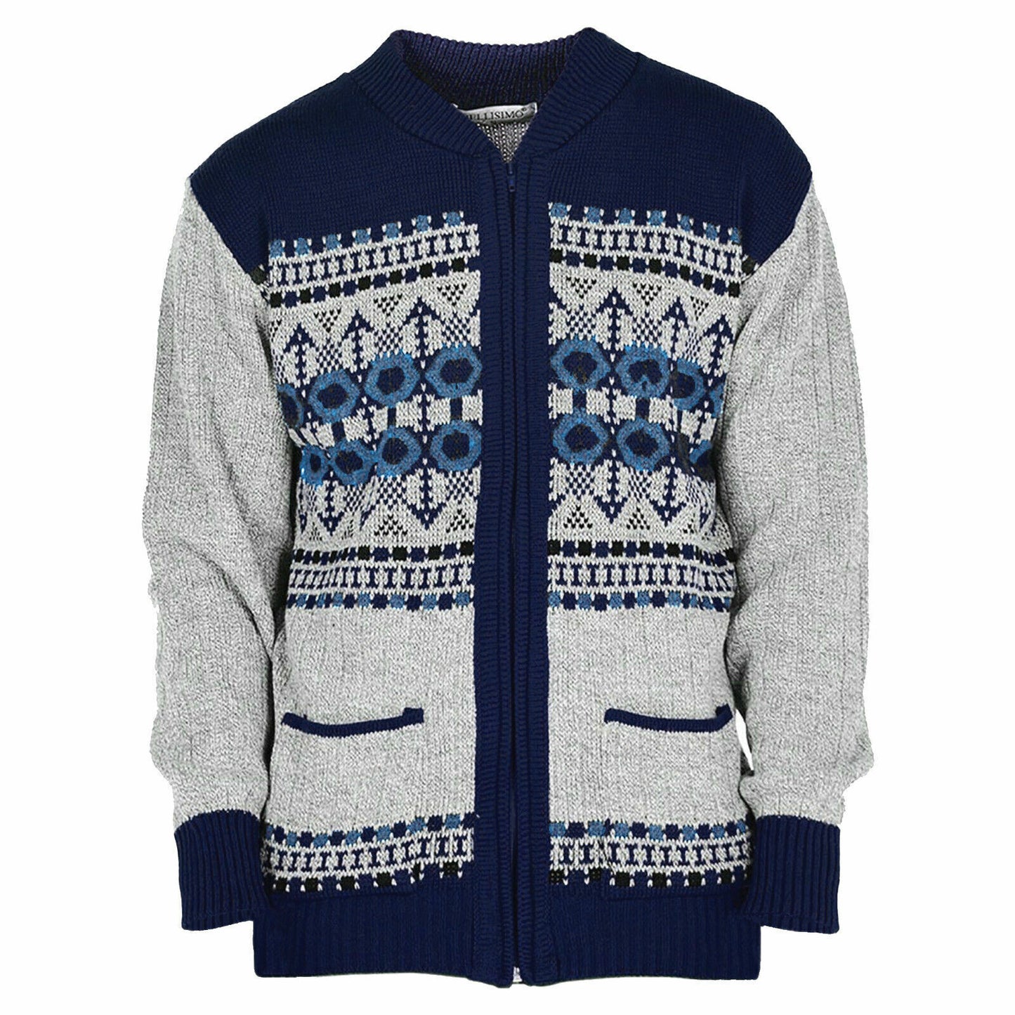 MENS CLASSIC CARDIGAN DESIGN ZIP THICK WARM SWEATER JUMPERS WINTER JUMPER