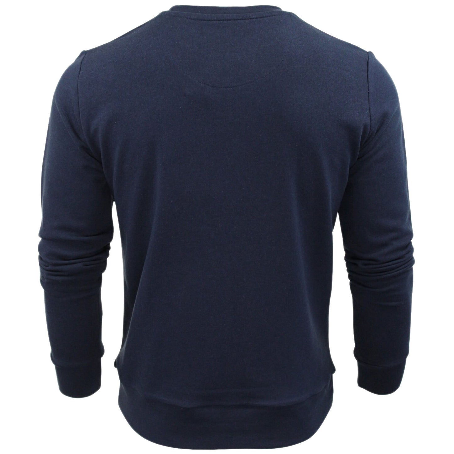 BRAVE SOUL MENS LONG SLEEVE CREW NECK SWEATER JUMPERS SWEATSHIRTS PLAIN TOP S-XL