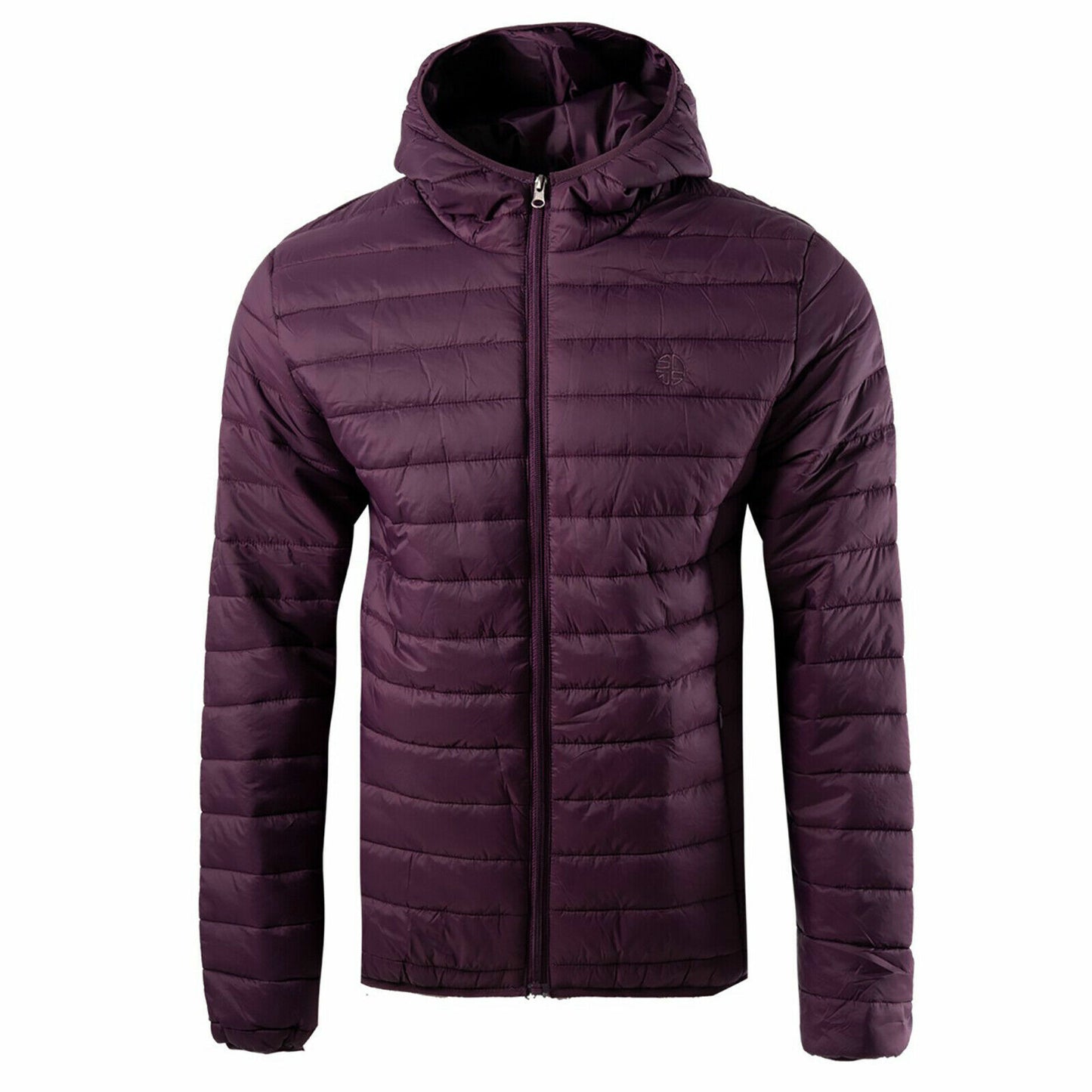SOUL STAR MENS QUILTED HOODED JACKET PADDED BUBBLE PUFFER PUFFA WARM BOMBER COAT